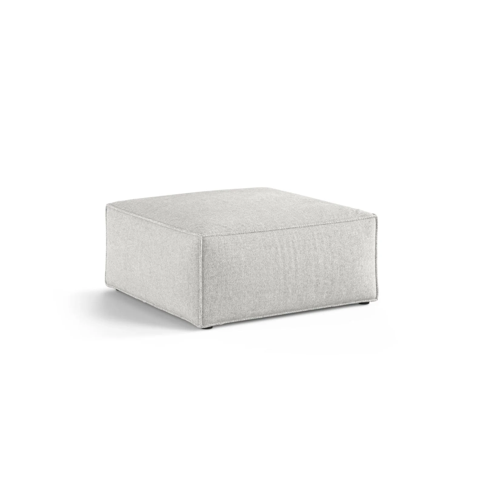 Aveiro Pouf aus Samt, Chenille oder Strukturstoff, 75x75x41 cm - Image 41