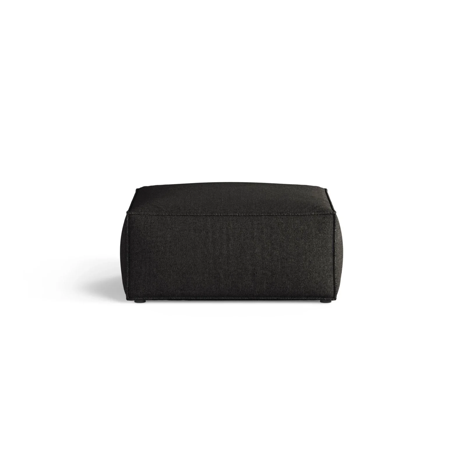 Aveiro Pouf aus Samt, Chenille oder Strukturstoff, 75x75x41 cm - Image 43
