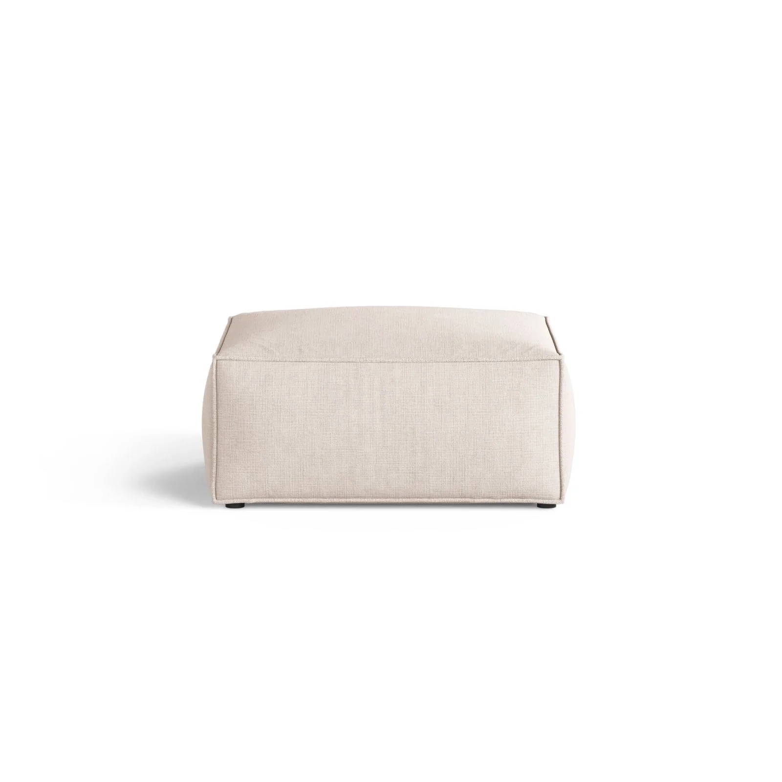 Aveiro Pouf aus Samt, Chenille oder Strukturstoff, 75x75x41 cm - Image 46
