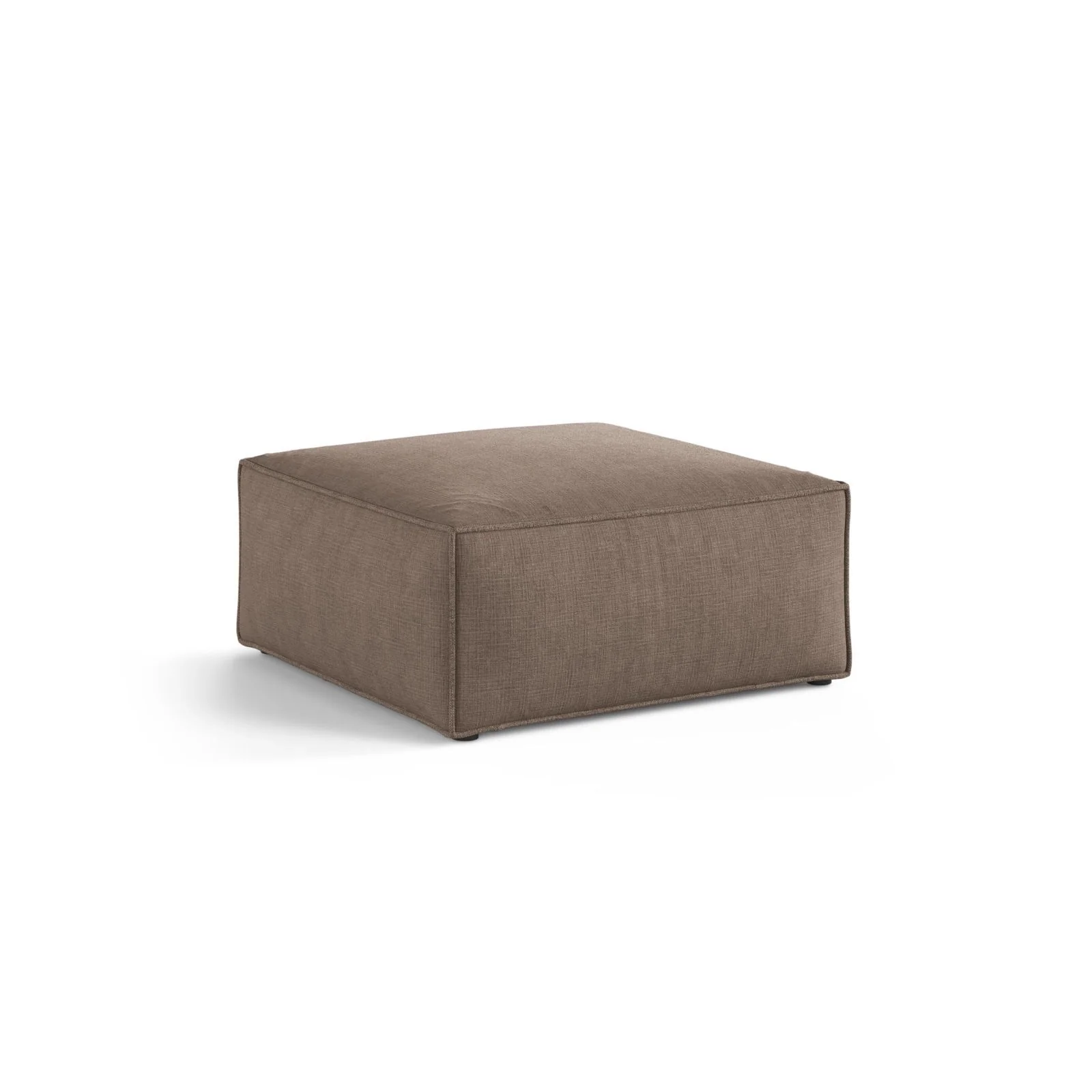 Aveiro Pouf aus Samt, Chenille oder Strukturstoff, 75x75x41 cm - Image 50
