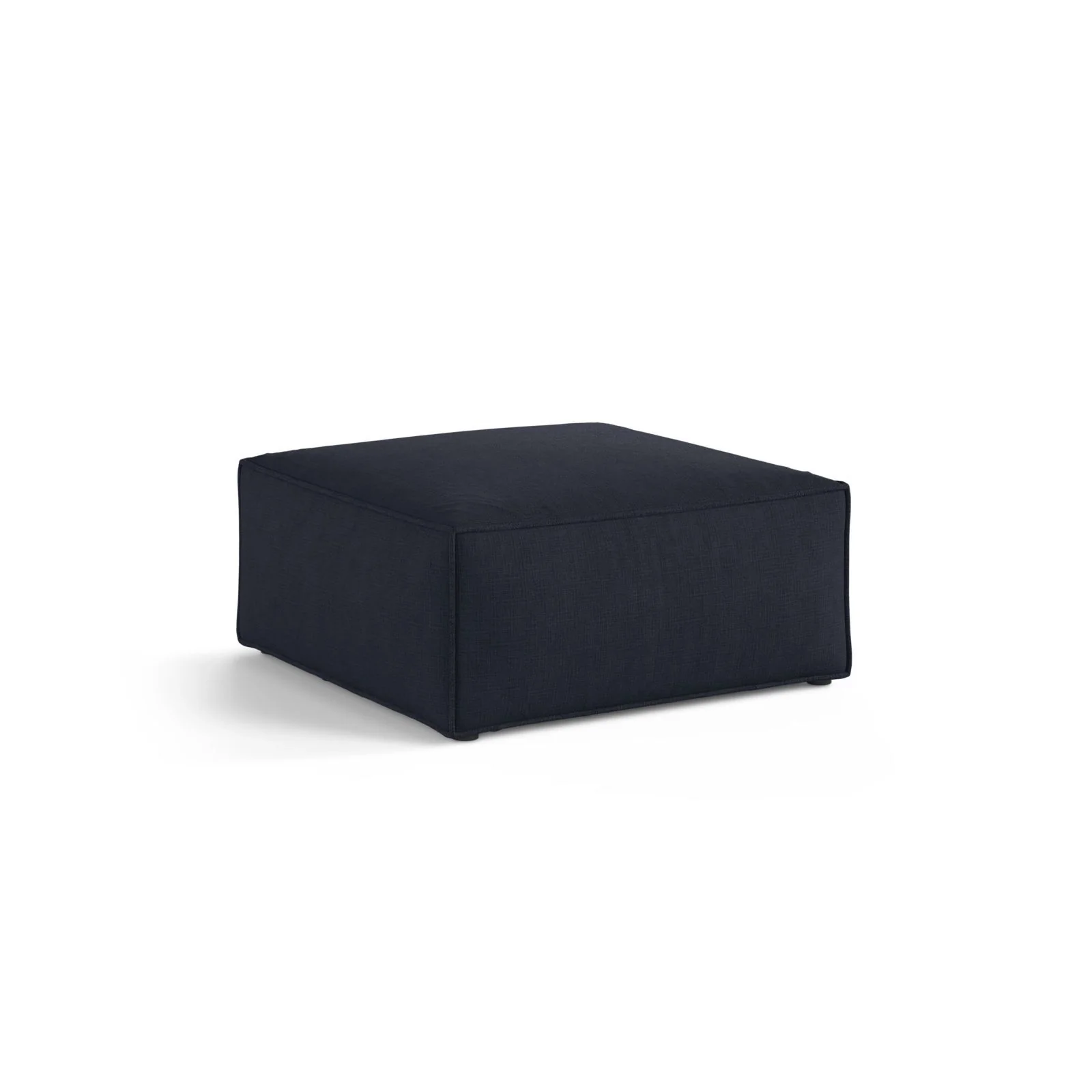 Aveiro Pouf aus Samt, Chenille oder Strukturstoff, 75x75x41 cm - Image 59