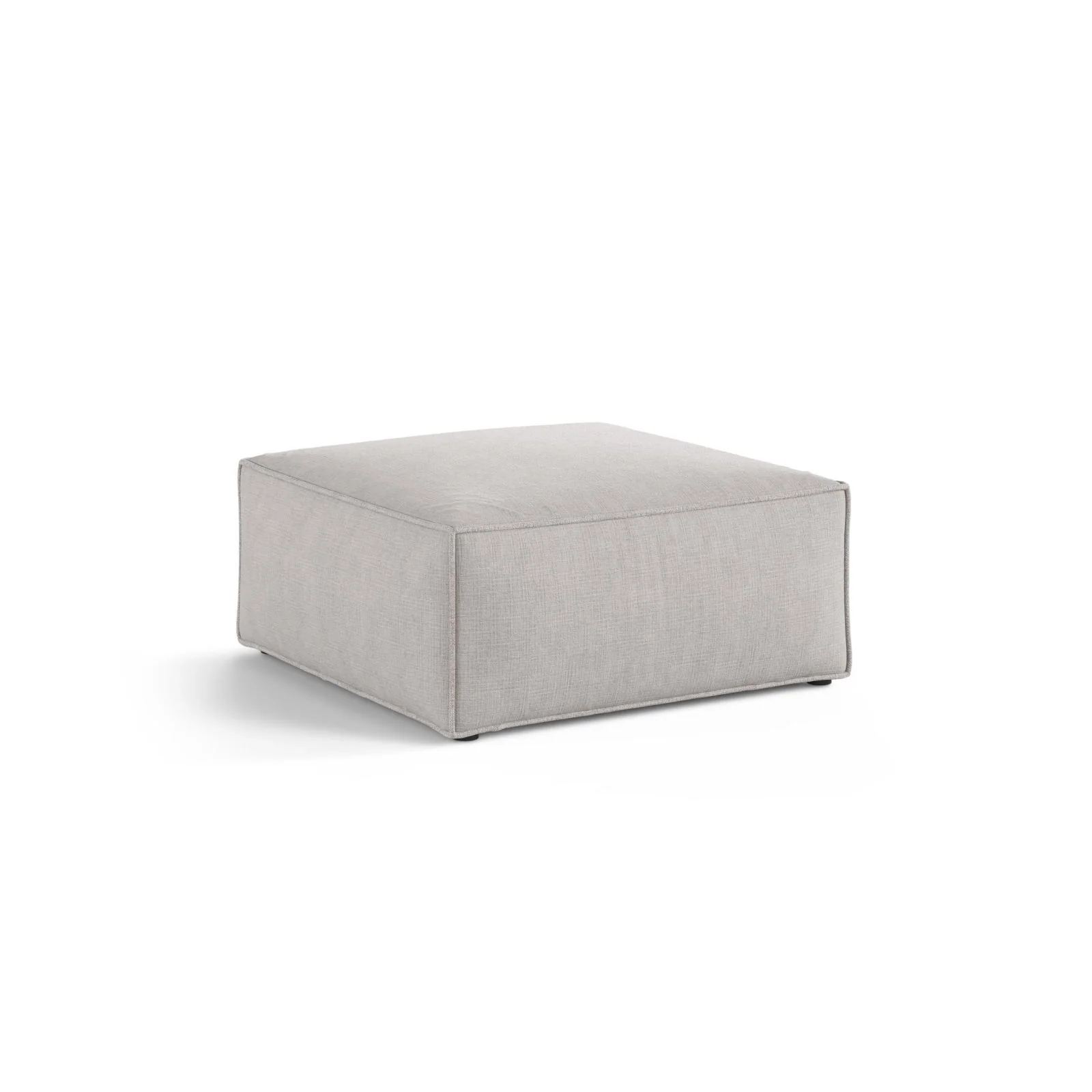 Aveiro Pouf aus Samt, Chenille oder Strukturstoff, 75x75x41 cm - Image 62