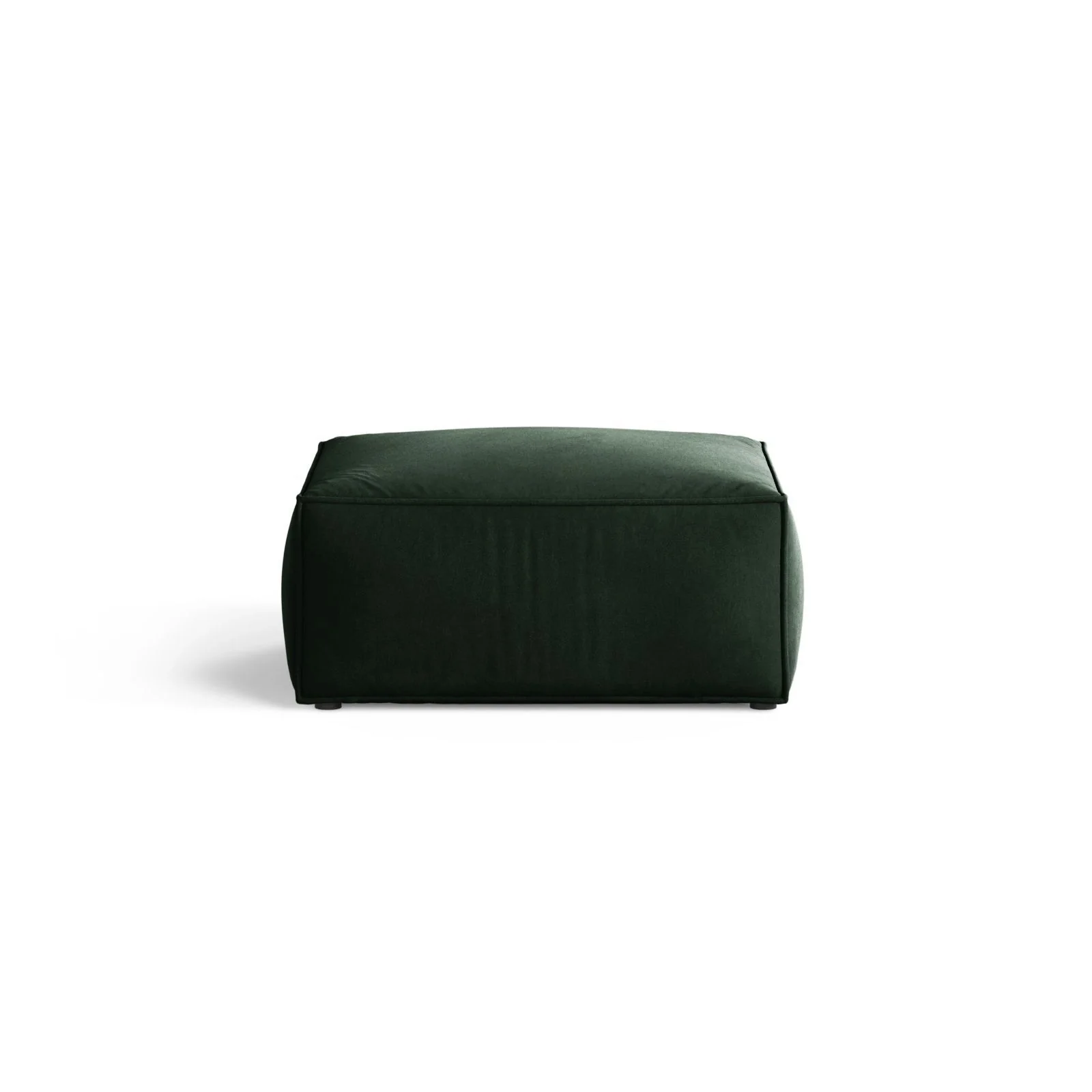 Aveiro Pouf aus Samt, Chenille oder Strukturstoff, 75x75x41 cm - Image 7