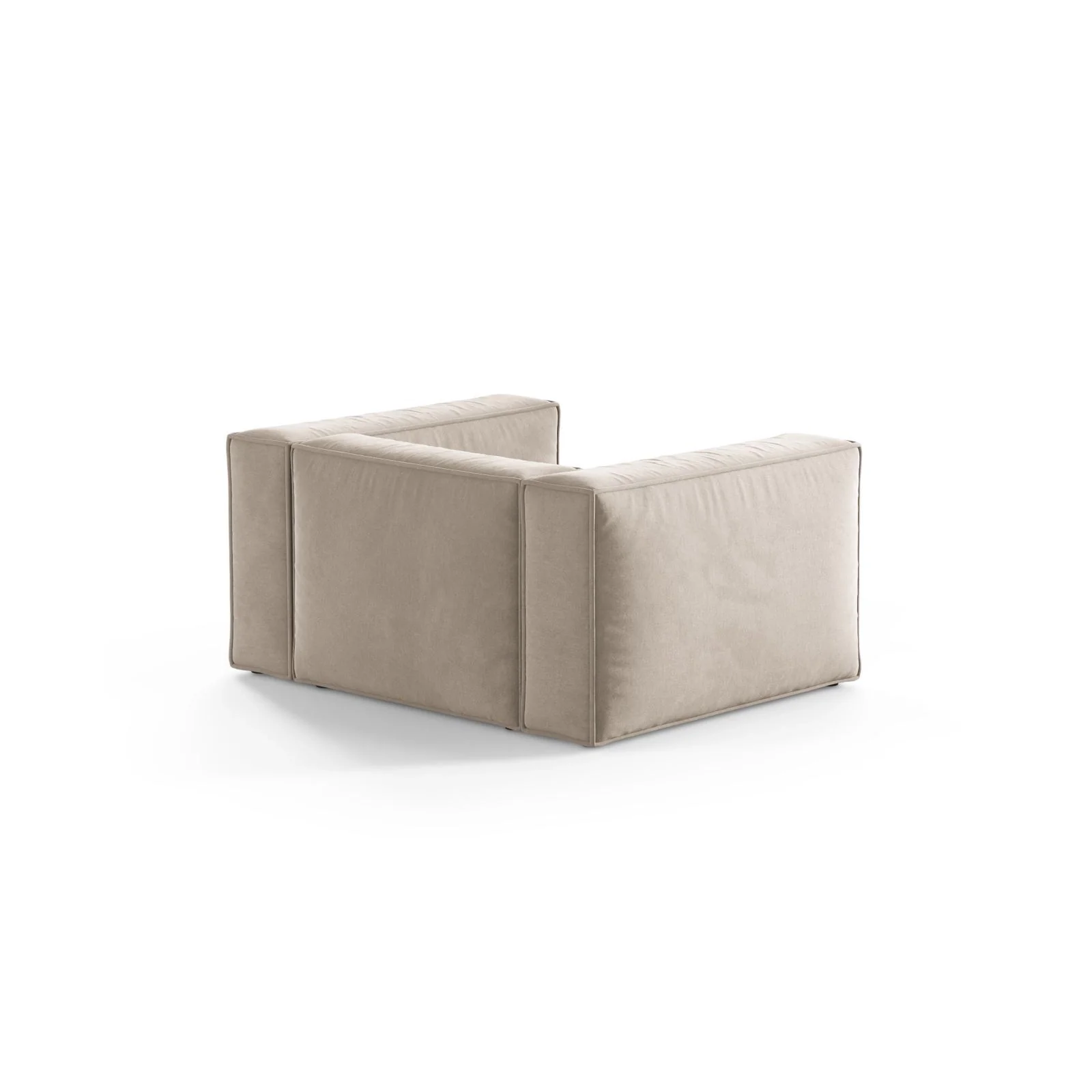 Aveiro Sessel aus Samt, Chenille oder Strukturstoff, 114x90x71 cm - Image 3