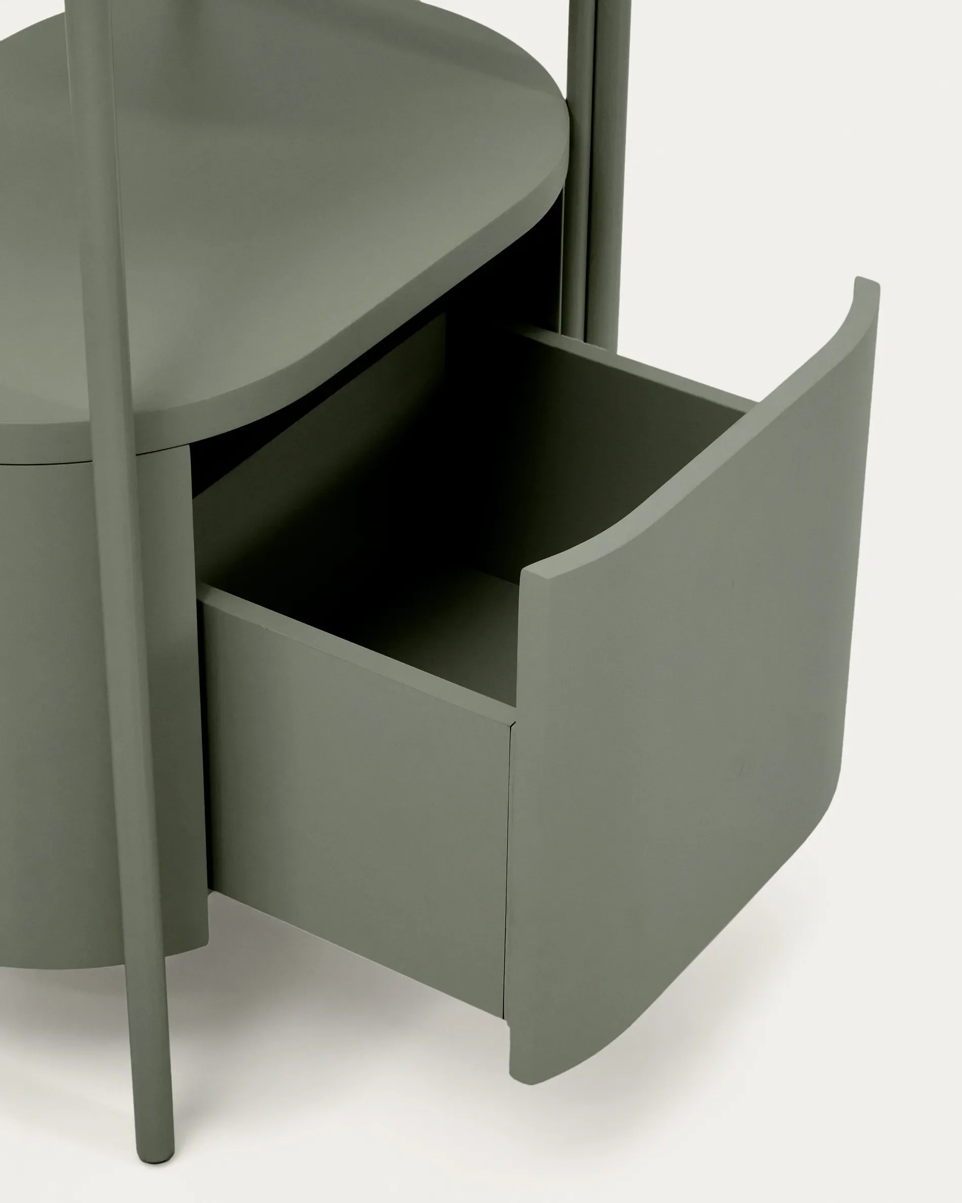 Badezimmermöbel Arely mit Stahlgestell und grün lackiertem MDF, 60 x 40 cm - Image 9