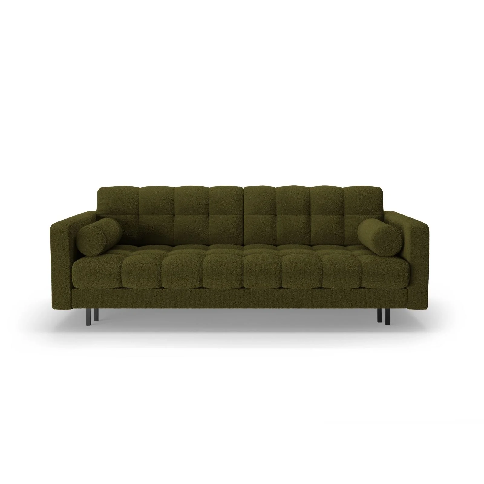 Bali 3-Sitzer Sofa mit Schlaffunktion und Stauraum, aus Samt, Boucle oder Strukturstoff, 222x84x105 cm - Image 41
