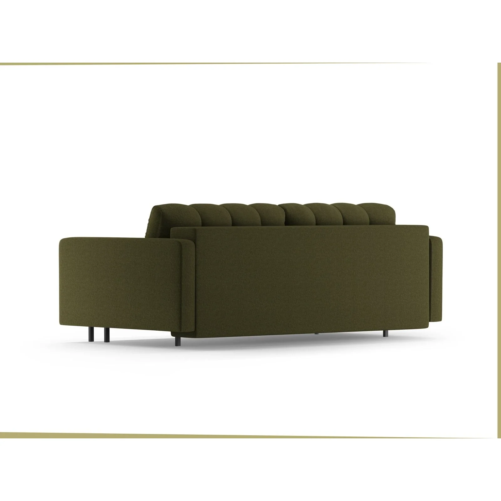 Bali 3-Sitzer Sofa mit Schlaffunktion und Stauraum, aus Samt, Boucle oder Strukturstoff, 222x84x105 cm - Image 72