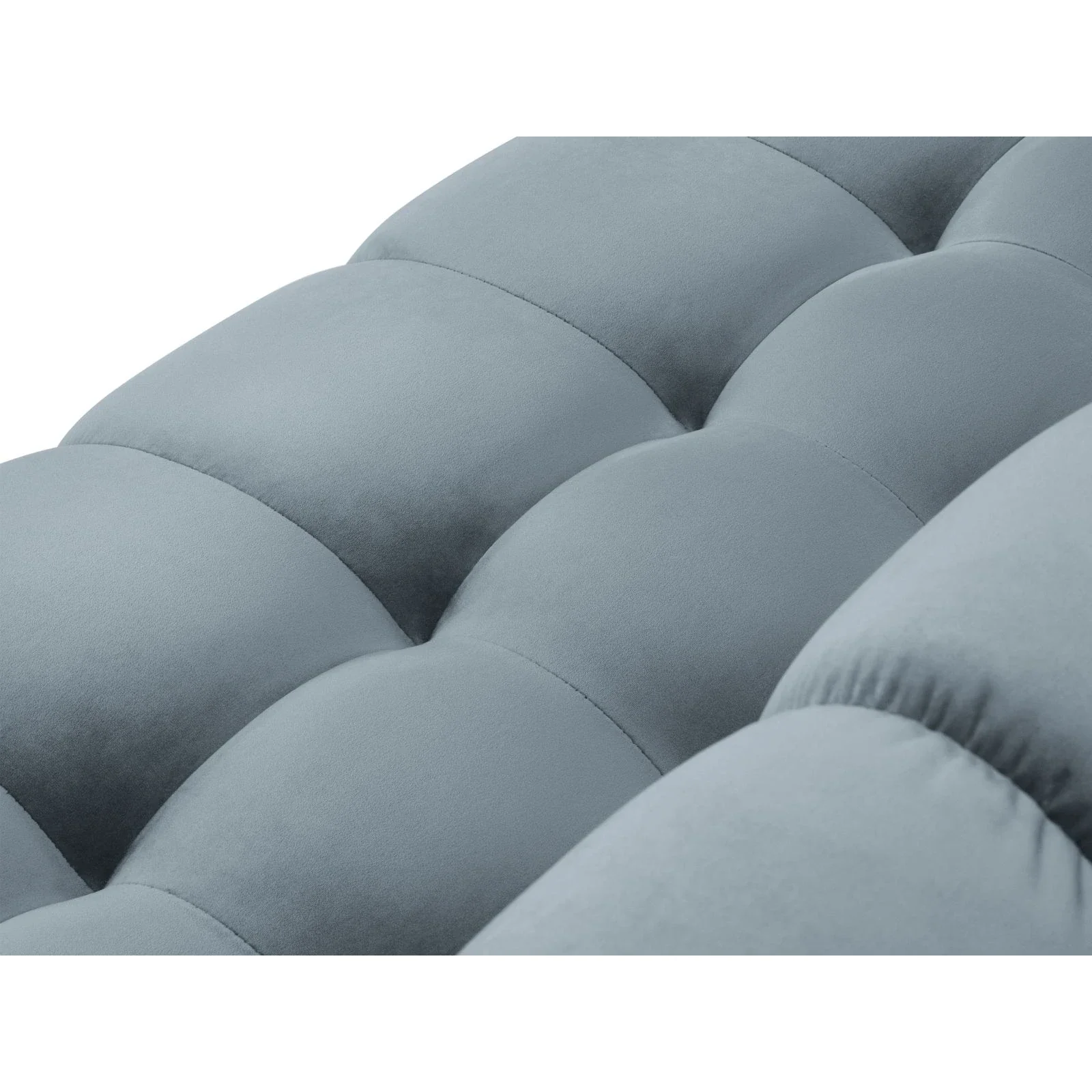 Bali 7-Sitzer Panorama Ecksofa, Linke Seite, aus Samt, 327x256x75 cm - Image 65