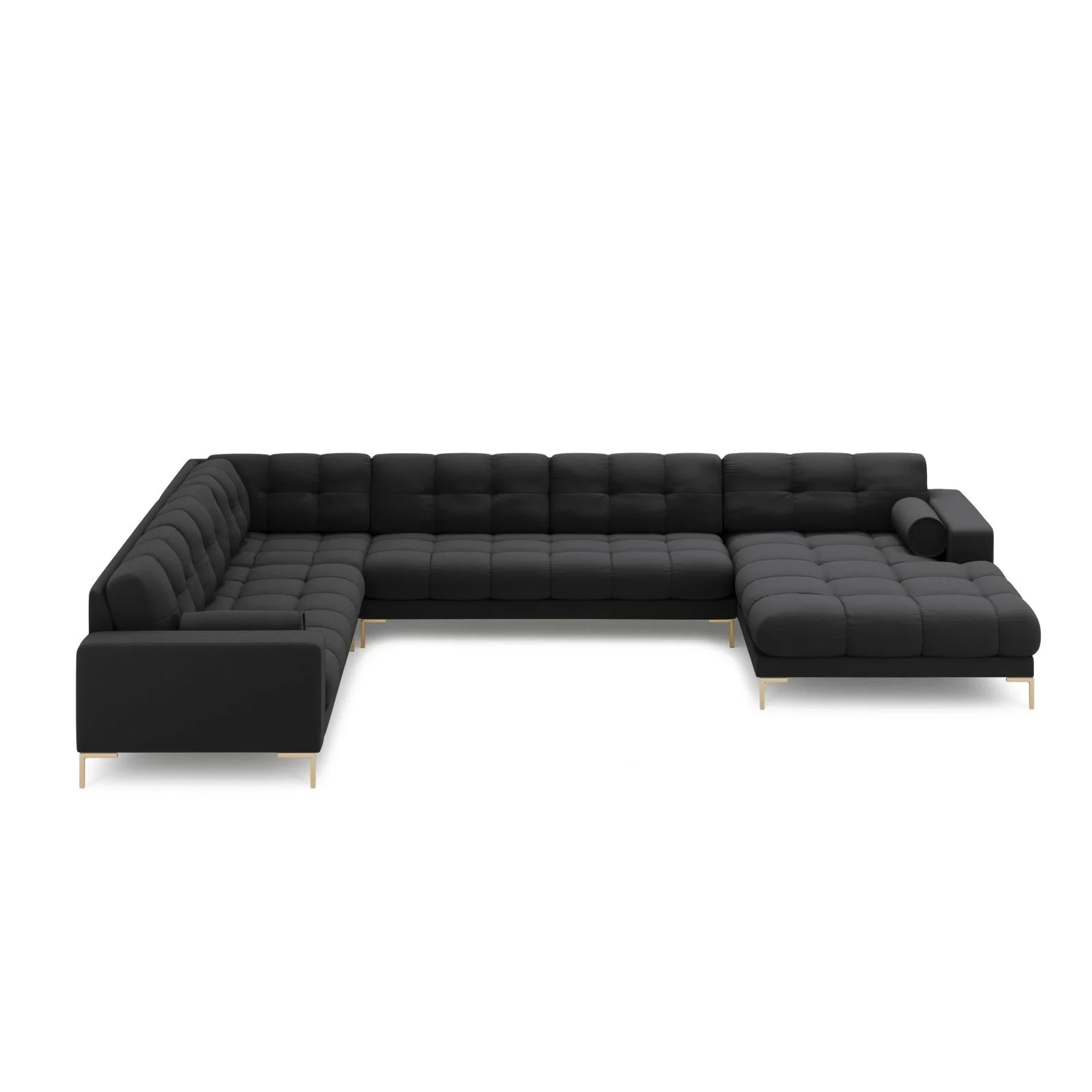 Bali 7-Sitzer Panorama Ecksofa, Linke Seite, aus Strukturstoff, 327x256x75 cm - Image 15