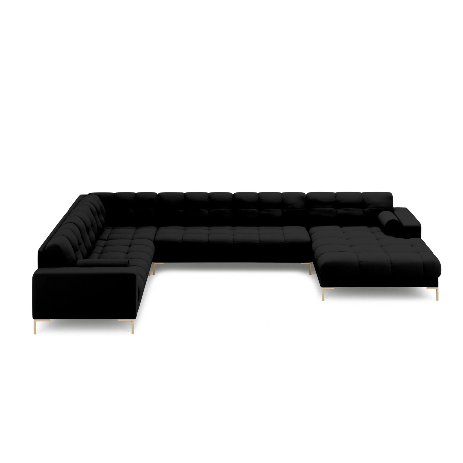 Bali 7-Sitzer Panorama Ecksofa, Linke Seite, aus Strukturstoff, 327x256x75 cm - Image 19