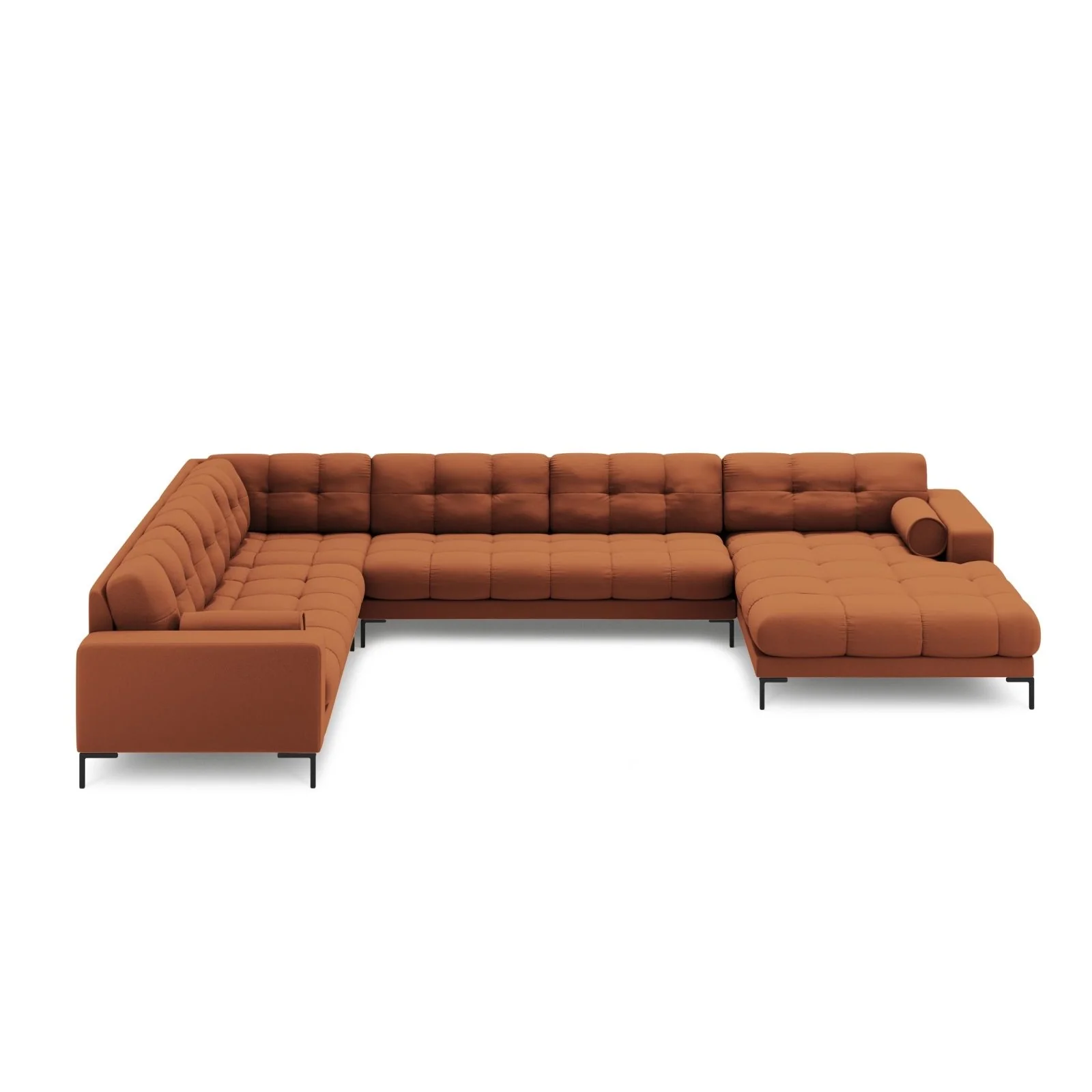 Bali 7-Sitzer Panorama Ecksofa, Linke Seite, aus Strukturstoff, 327x256x75 cm - Image 70