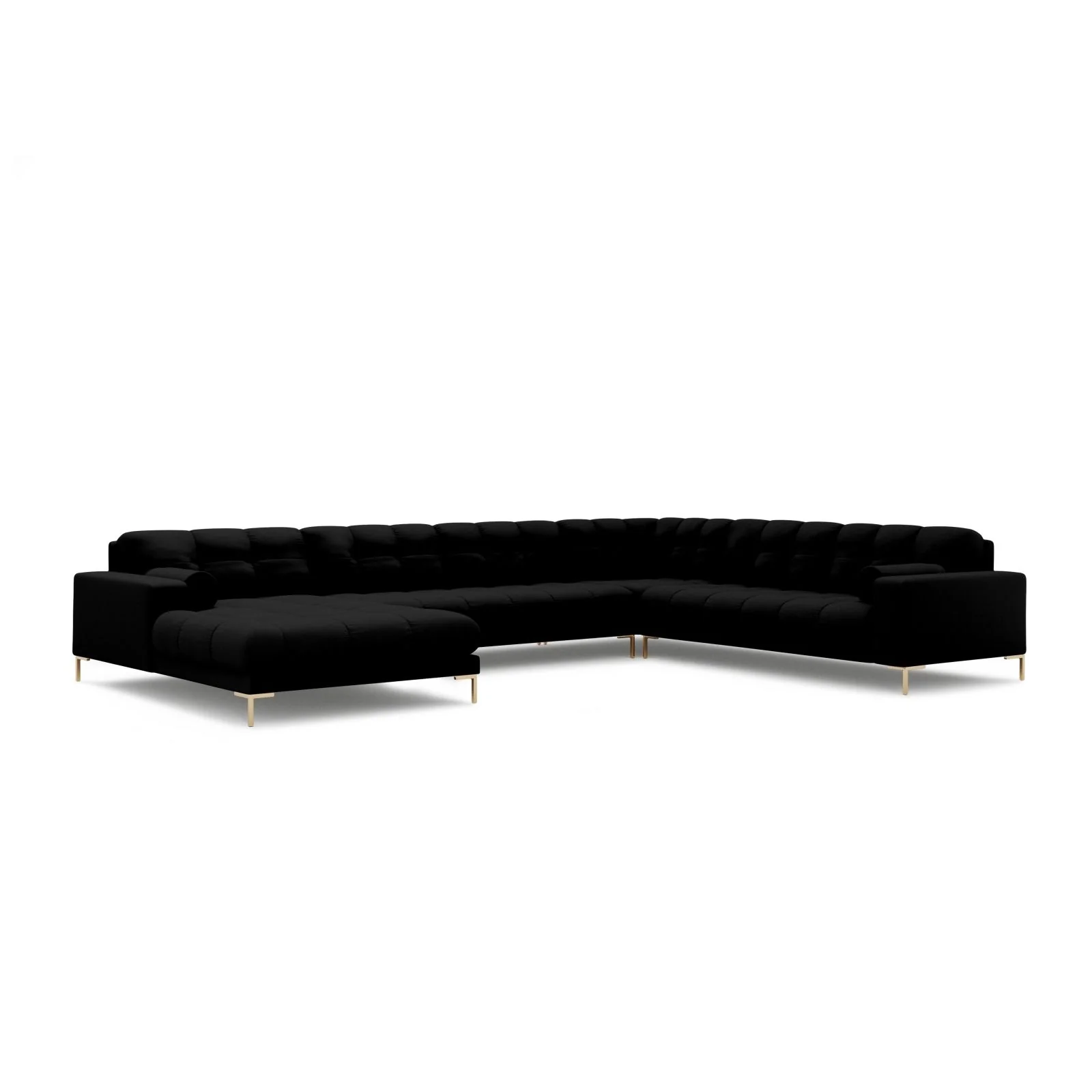 Bali 7-Sitzer Panorama Ecksofa, Rechte Seite, aus Strukturstoff, 327x256x75 cm - Image 20