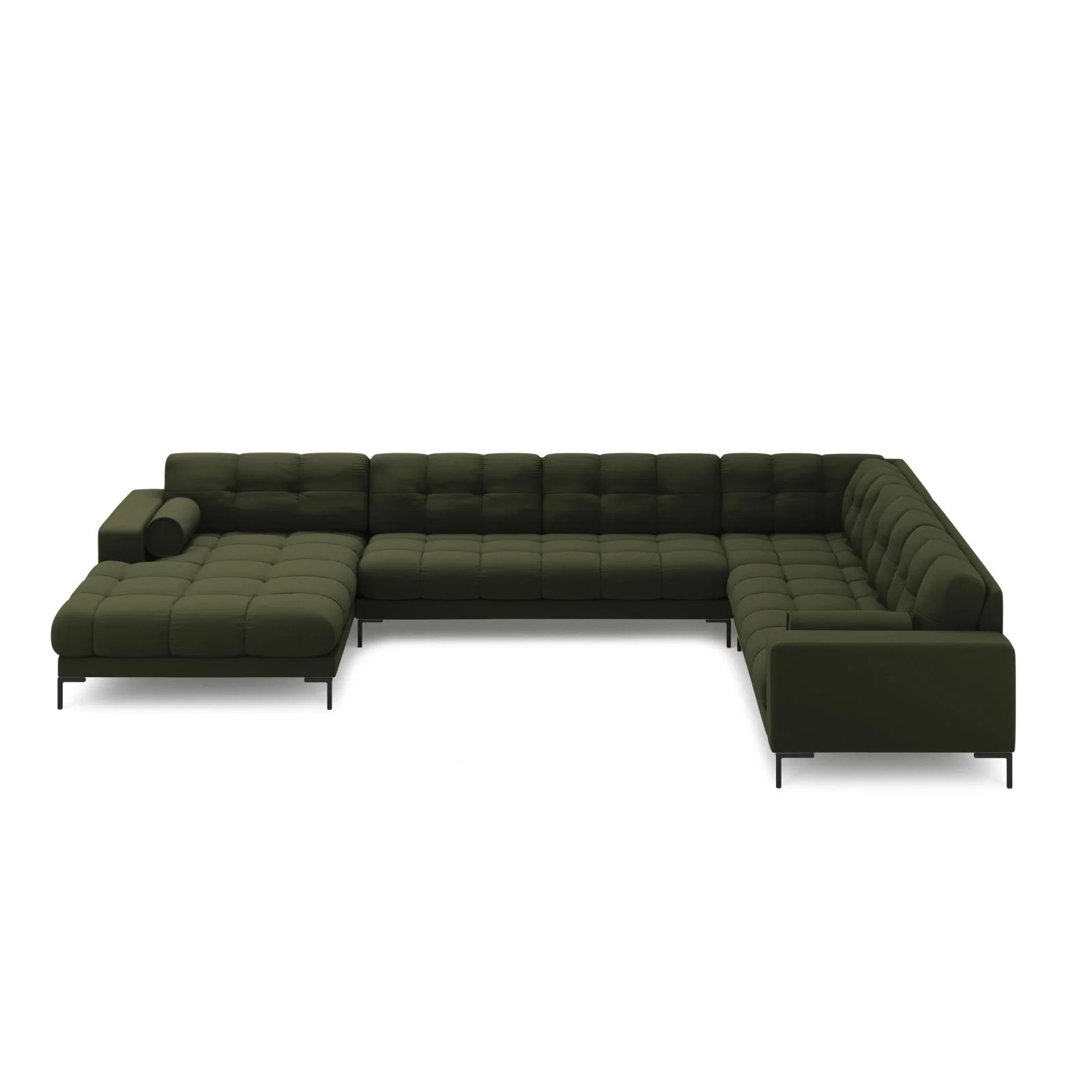 Bali 7-Sitzer Panorama Ecksofa, Rechte Seite, aus Strukturstoff, 327x256x75 cm - Image 63