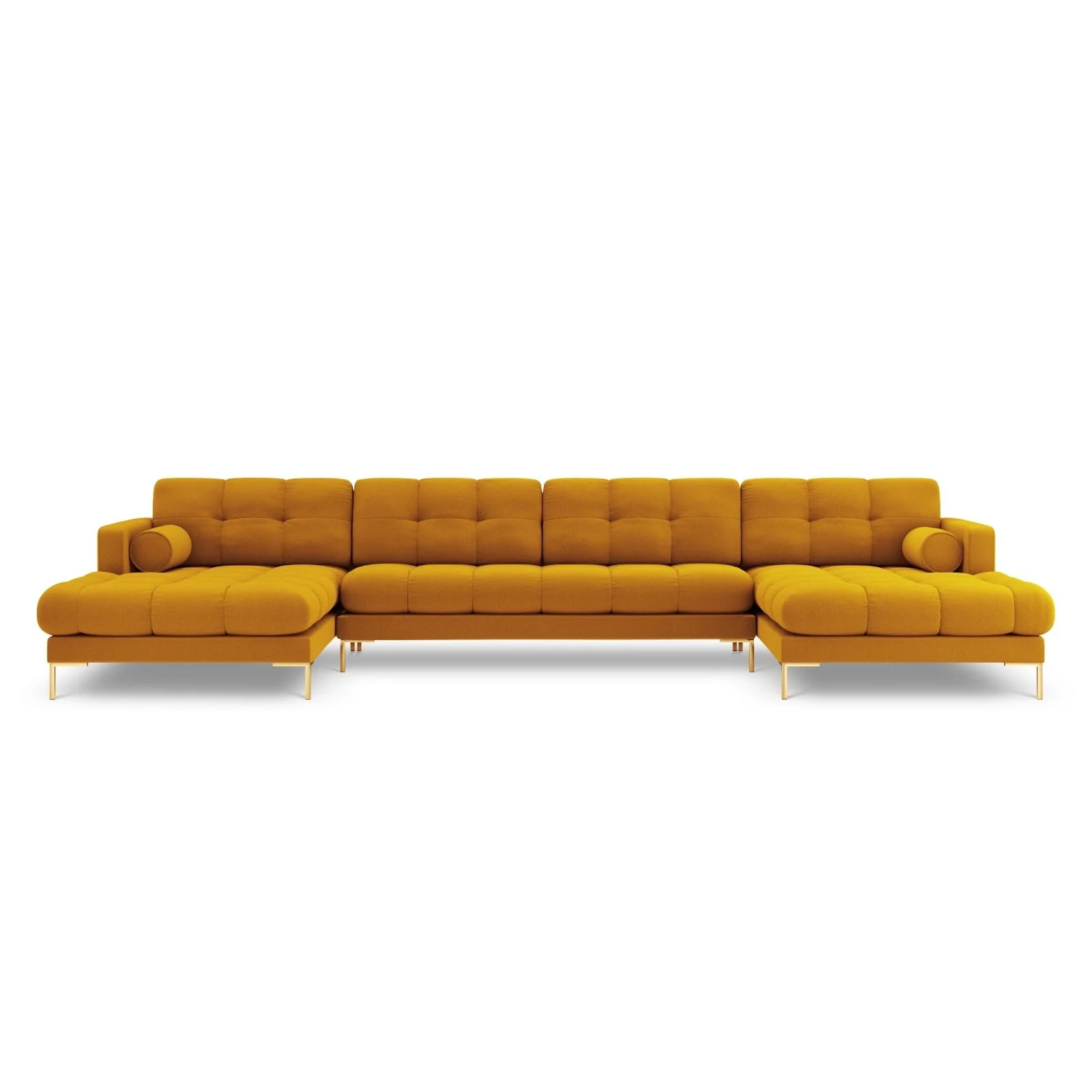 Bali 7-Sitzer Panorama Sofa aus Strukturstoff, 383x185x75 cm - Image 102