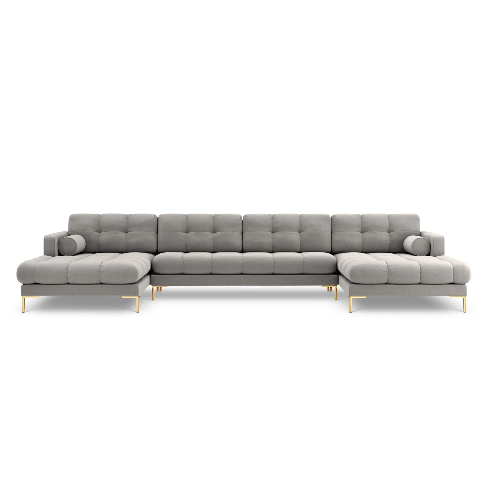Bali 7-Sitzer Panorama Sofa aus Strukturstoff, 383x185x75 cm - Image 108
