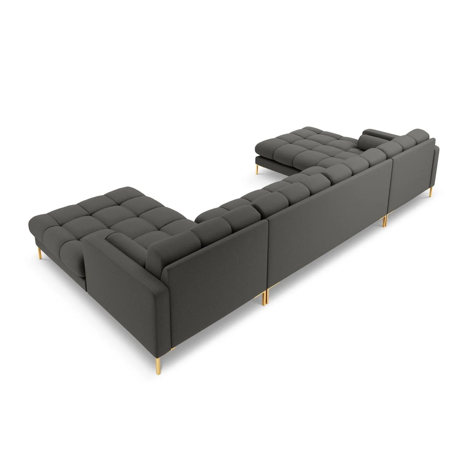 Bali 7-Sitzer Panorama Sofa aus Strukturstoff, 383x185x75 cm - Image 115