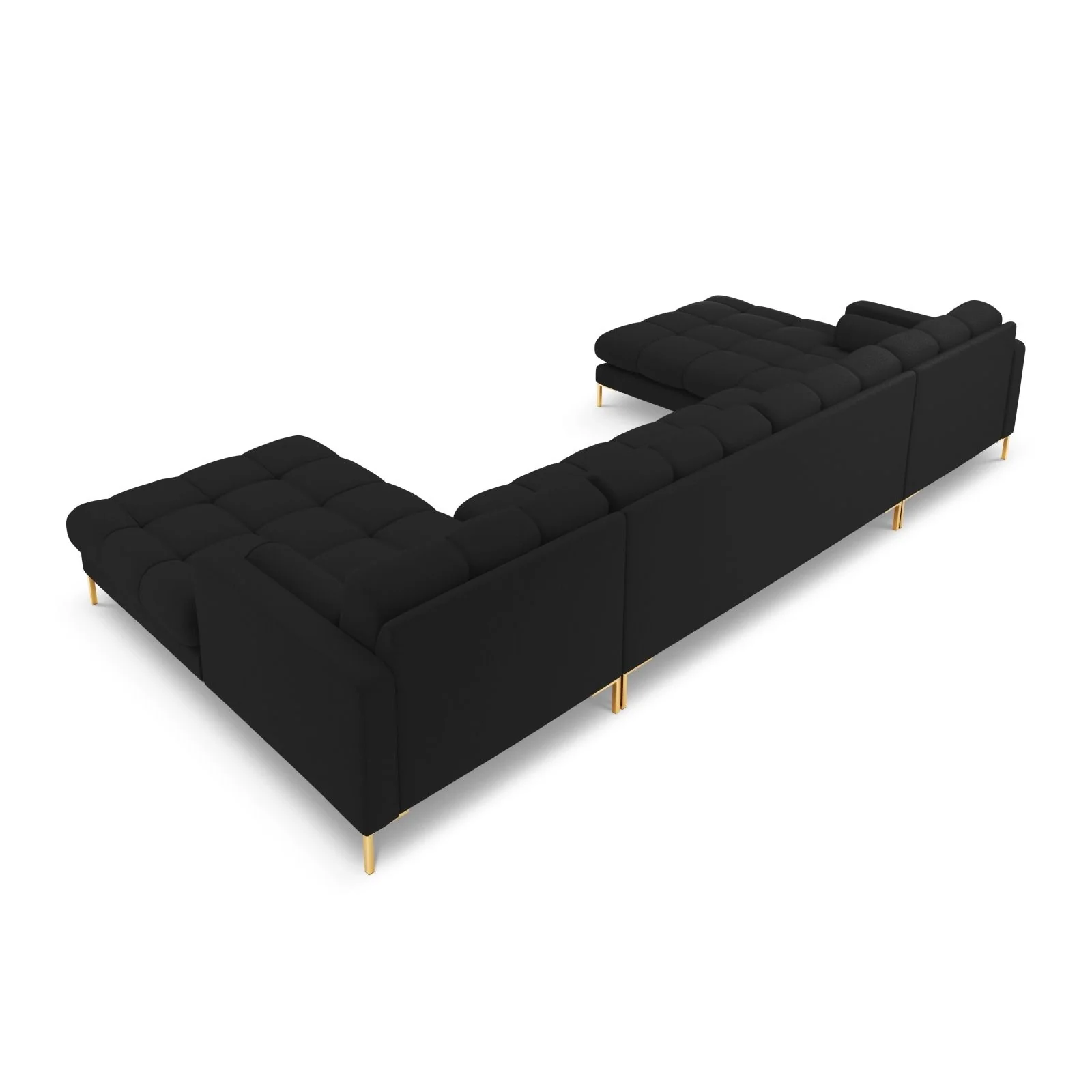 Bali 7-Sitzer Panorama Sofa aus Strukturstoff, 383x185x75 cm - Image 121