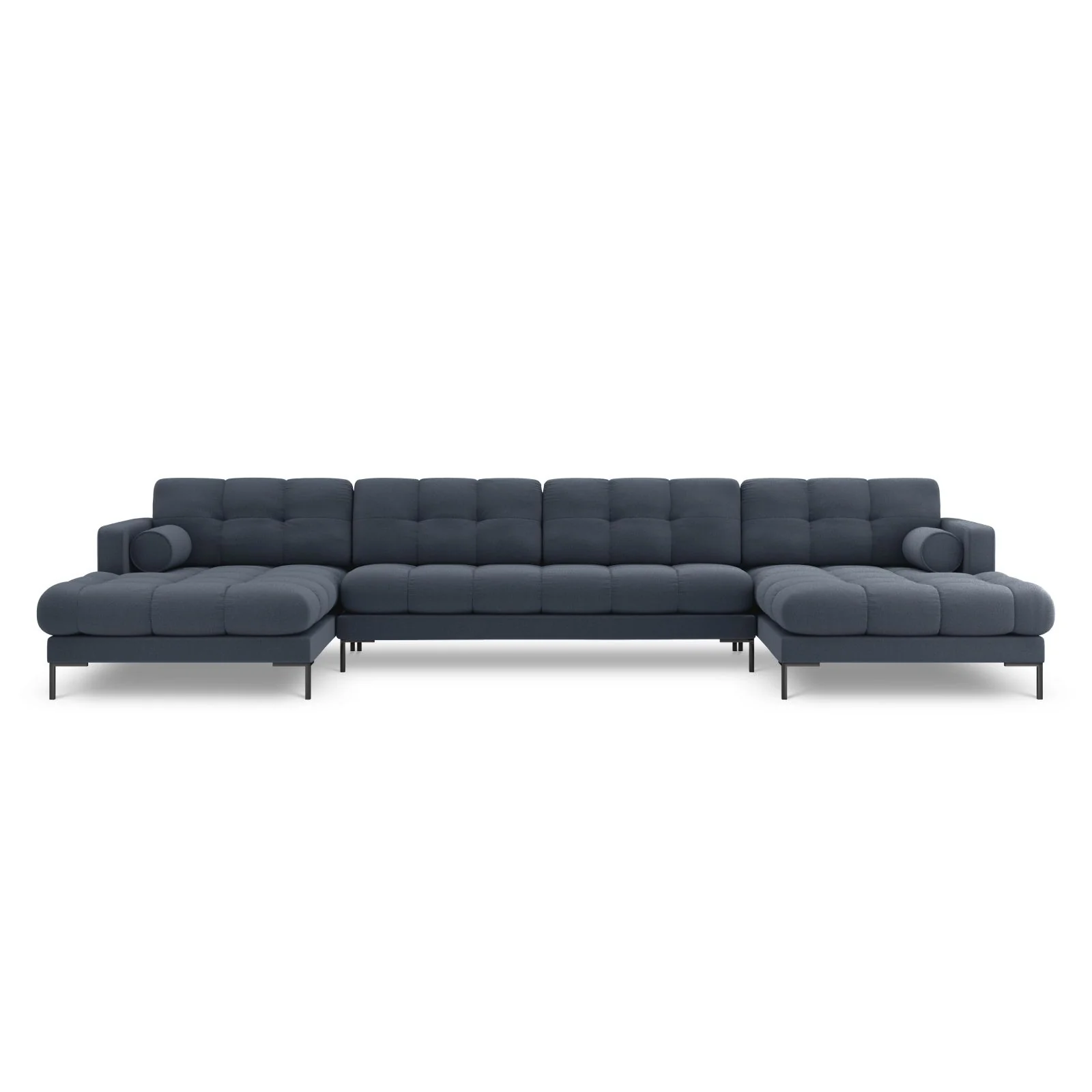 Bali 7-Sitzer Panorama Sofa aus Strukturstoff, 383x185x75 cm - Image 131