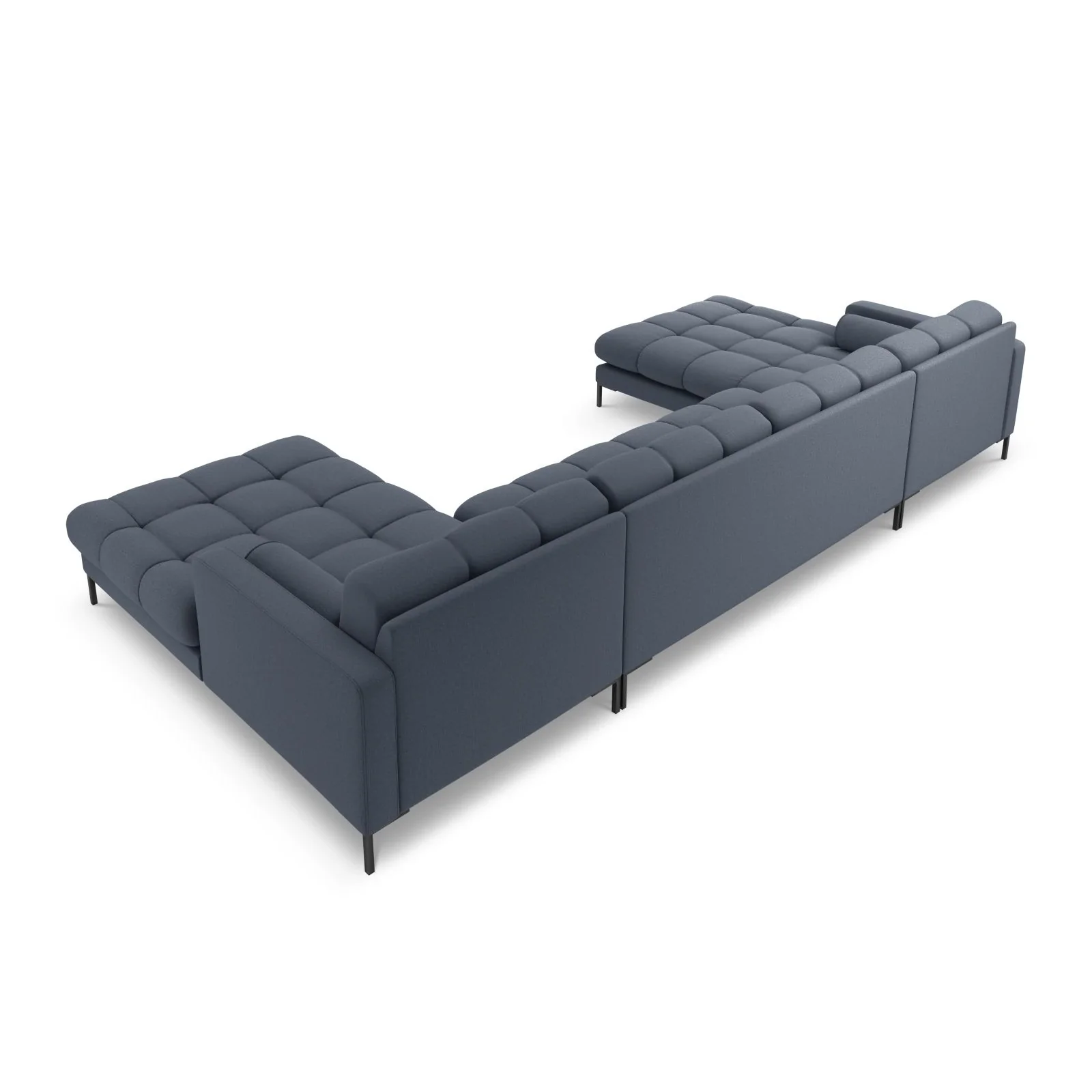 Bali 7-Sitzer Panorama Sofa aus Strukturstoff, 383x185x75 cm - Image 132