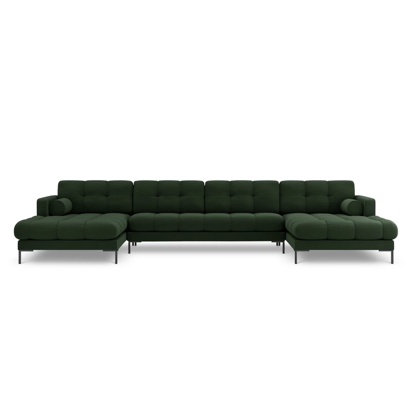 Bali 7-Sitzer Panorama Sofa aus Strukturstoff, 383x185x75 cm - Image 136