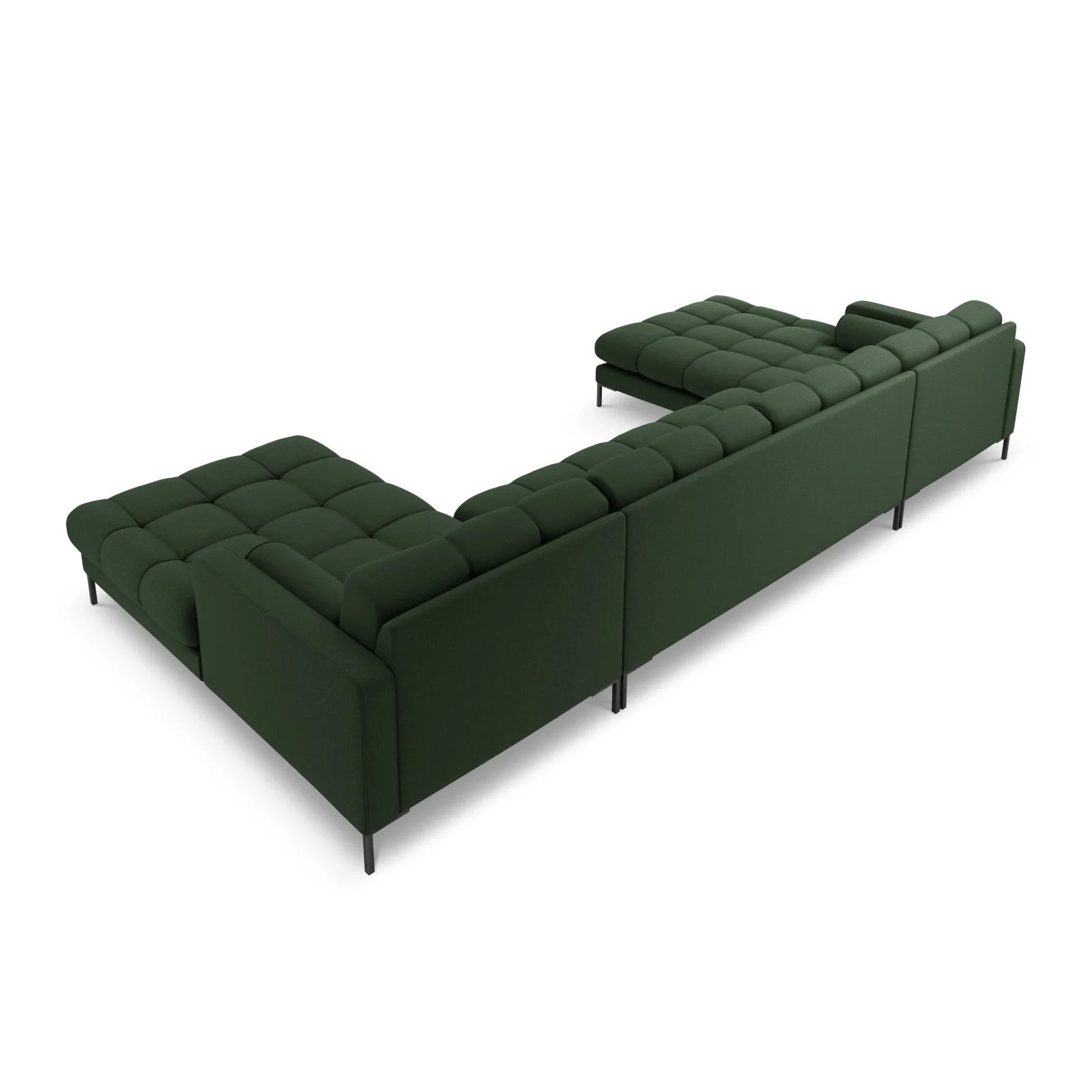 Bali 7-Sitzer Panorama Sofa aus Strukturstoff, 383x185x75 cm - Image 137