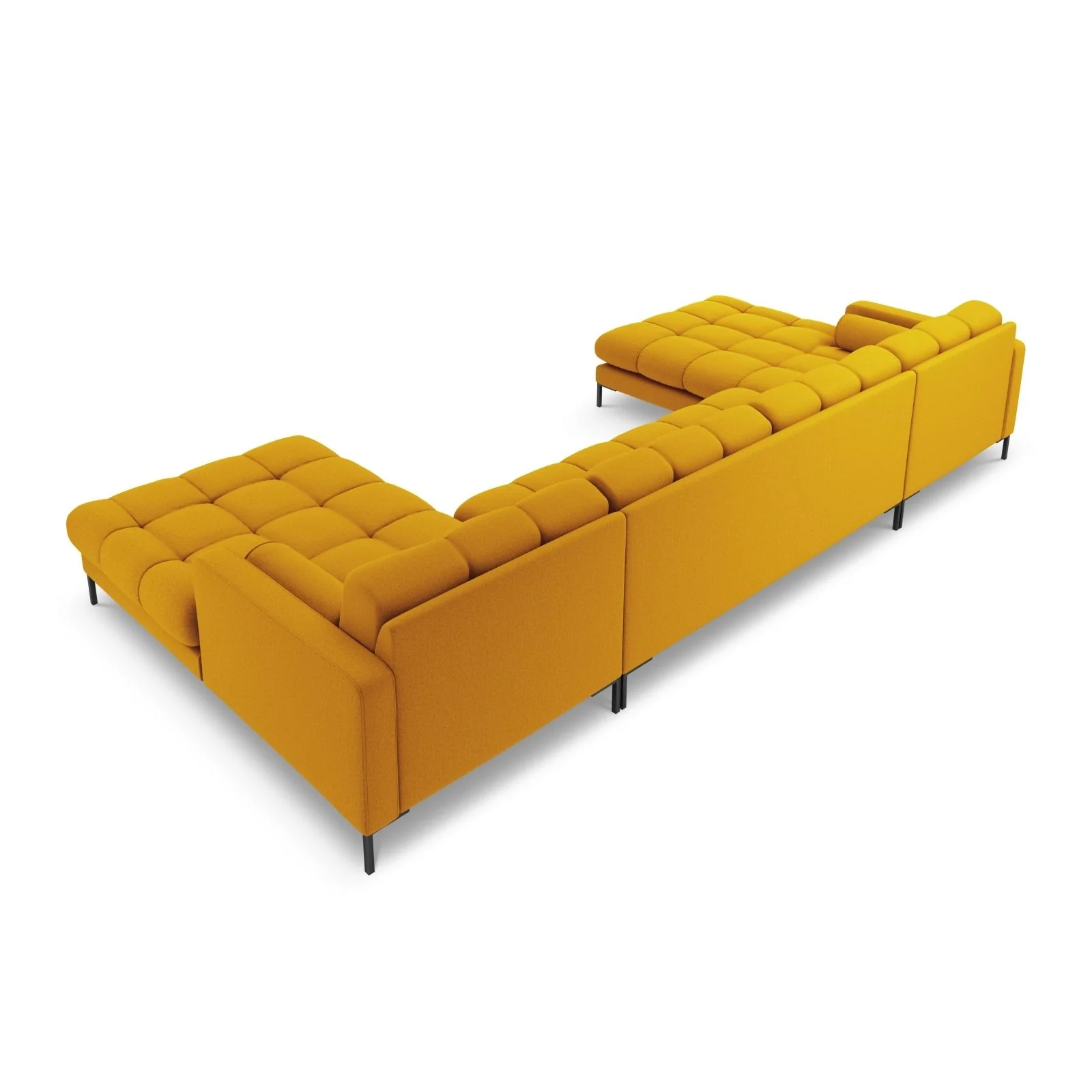 Bali 7-Sitzer Panorama Sofa aus Strukturstoff, 383x185x75 cm - Image 142