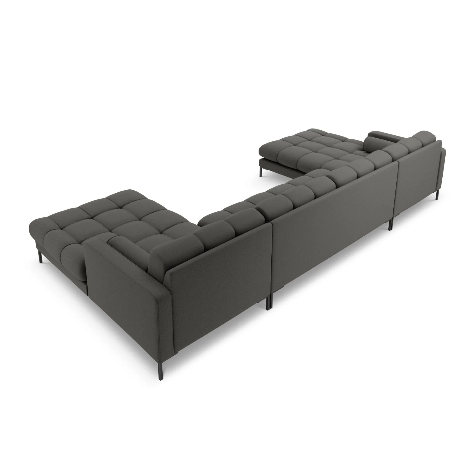 Bali 7-Sitzer Panorama Sofa aus Strukturstoff, 383x185x75 cm - Image 152