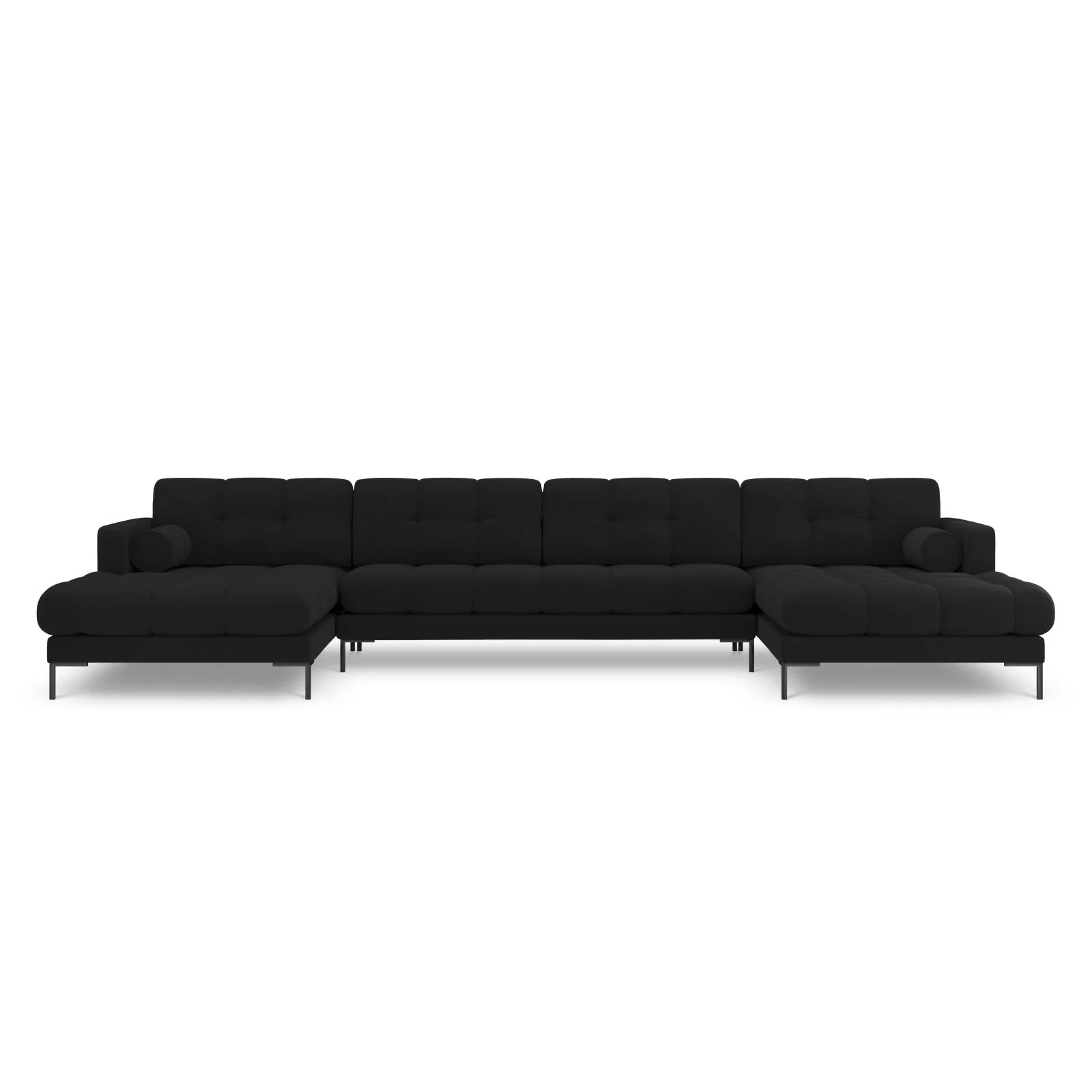 Bali 7-Sitzer Panorama Sofa aus Strukturstoff, 383x185x75 cm - Image 156