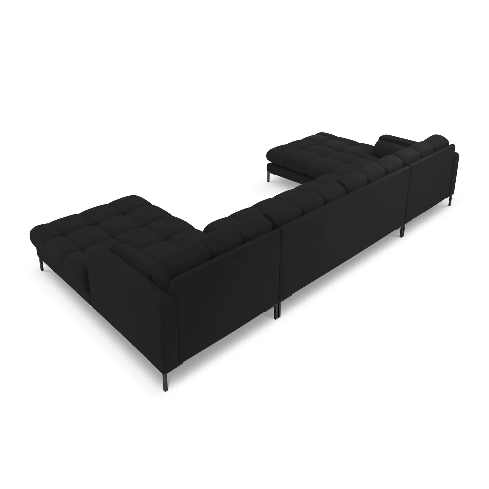 Bali 7-Sitzer Panorama Sofa aus Strukturstoff, 383x185x75 cm - Image 157
