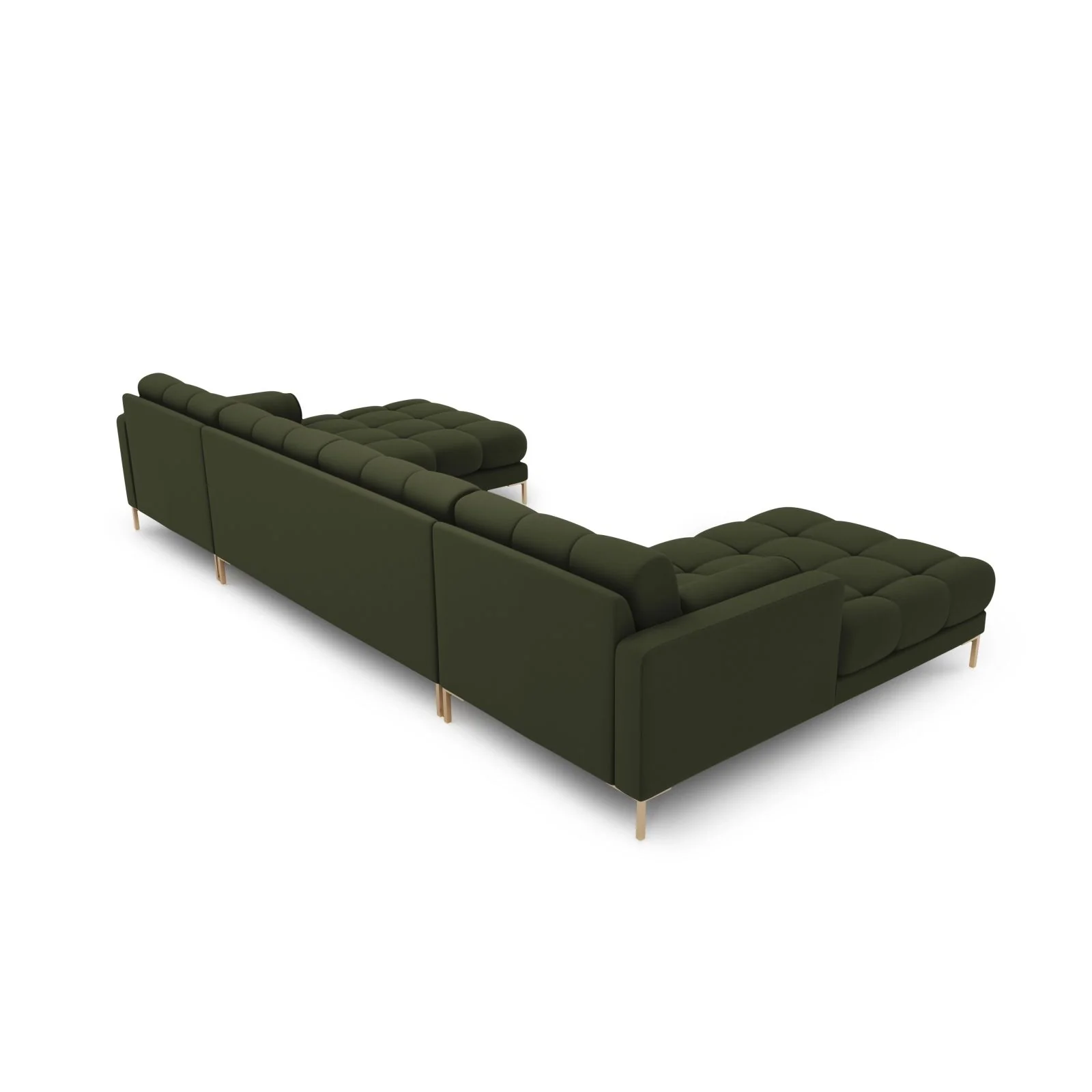 Bali 7-Sitzer Panorama Sofa aus Strukturstoff, 383x185x75 cm - Image 34