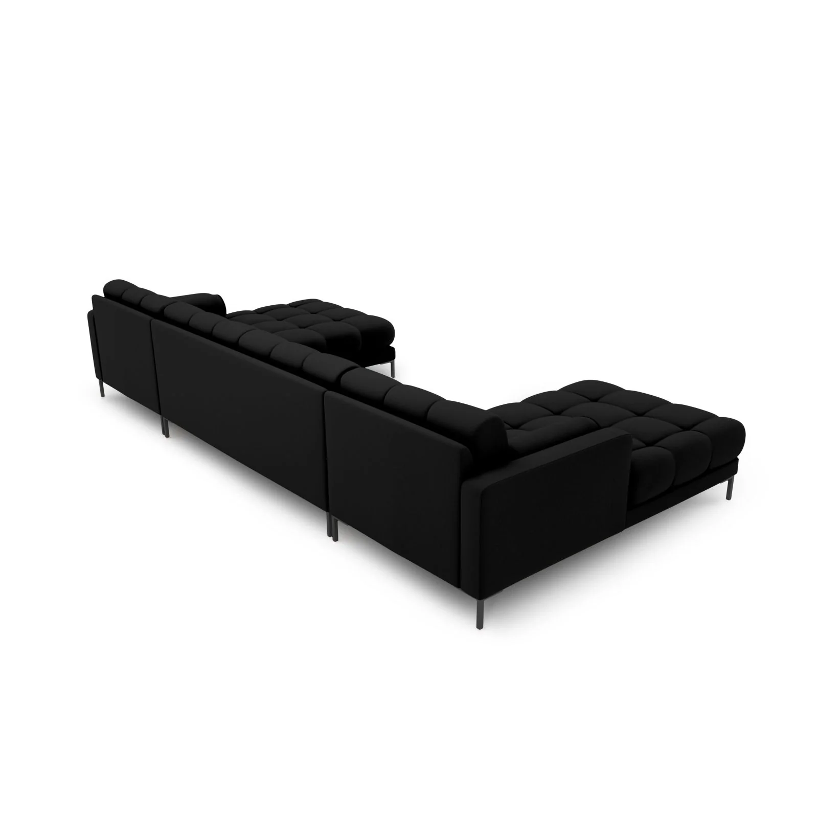 Bali 7-Sitzer Panorama Sofa aus Strukturstoff, 383x185x75 cm - Image 64
