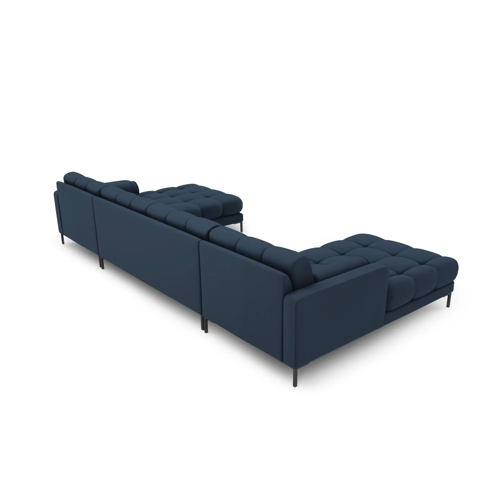 Bali 7-Sitzer Panorama Sofa aus Strukturstoff, 383x185x75 cm - Image 69