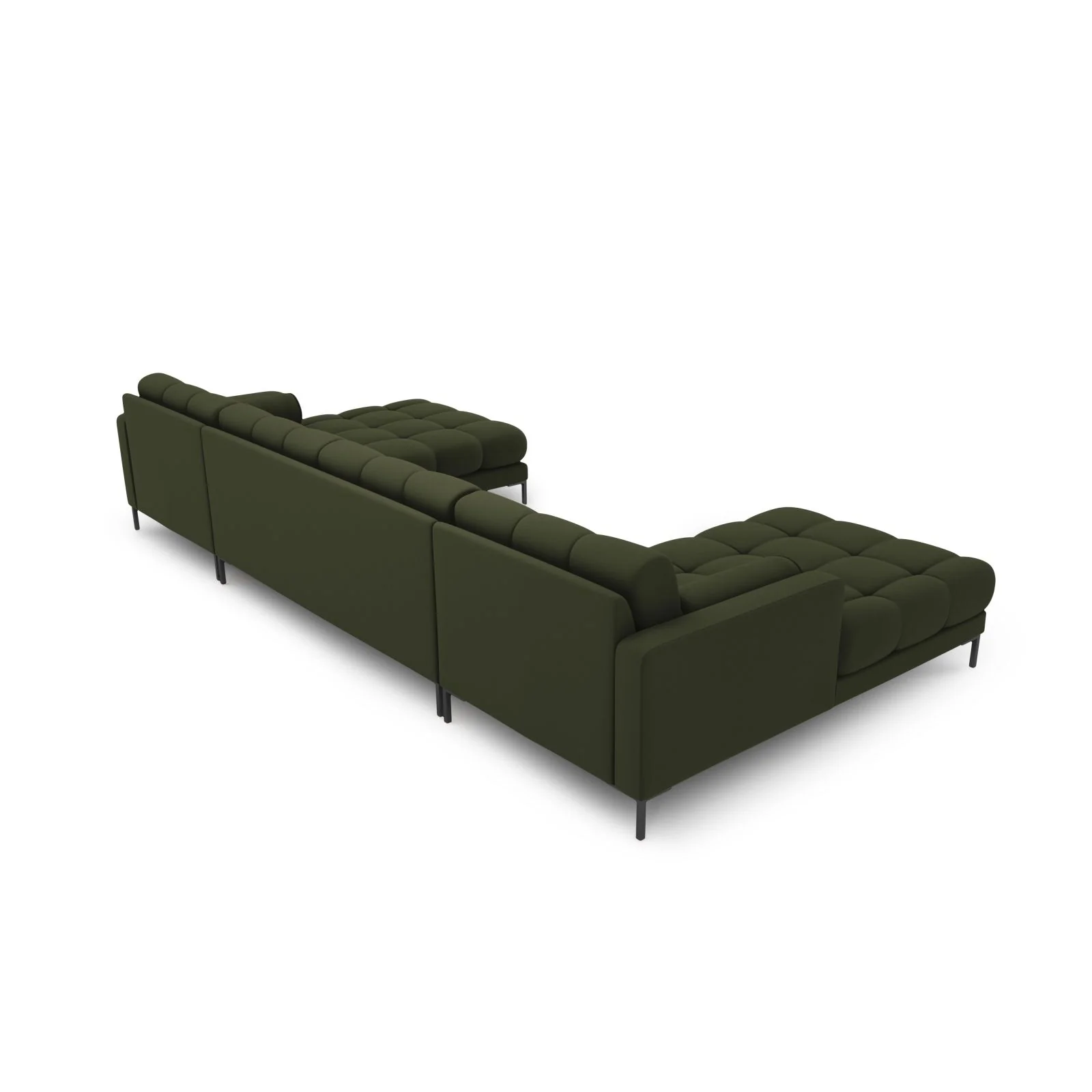 Bali 7-Sitzer Panorama Sofa aus Strukturstoff, 383x185x75 cm - Image 74