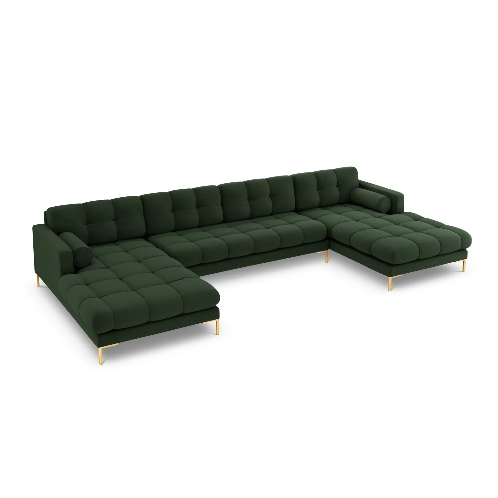 Bali 7-Sitzer Panorama Sofa aus Strukturstoff, 383x185x75 cm - Image 93