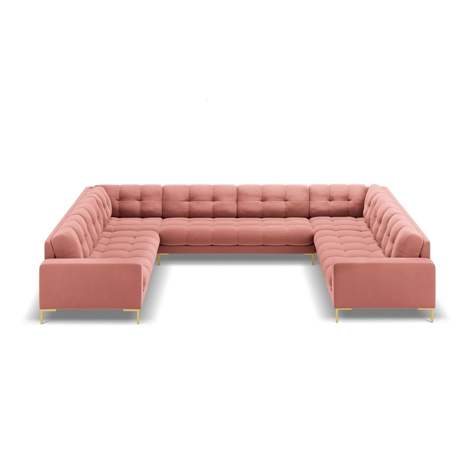 Bali 9-Sitzer Panorama Sofa aus Samt oder Strukturstoff, 327x256x75 cm - Image 123