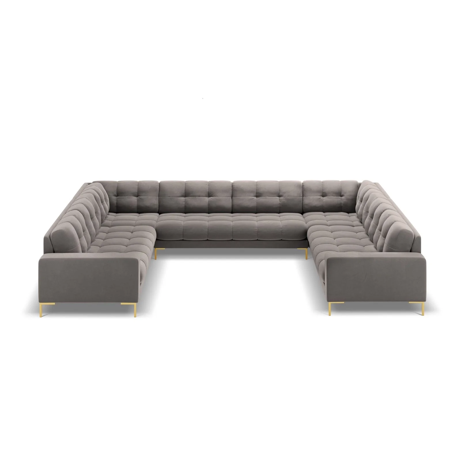 Bali 9-Sitzer Panorama Sofa aus Samt oder Strukturstoff, 327x256x75 cm - Image 93