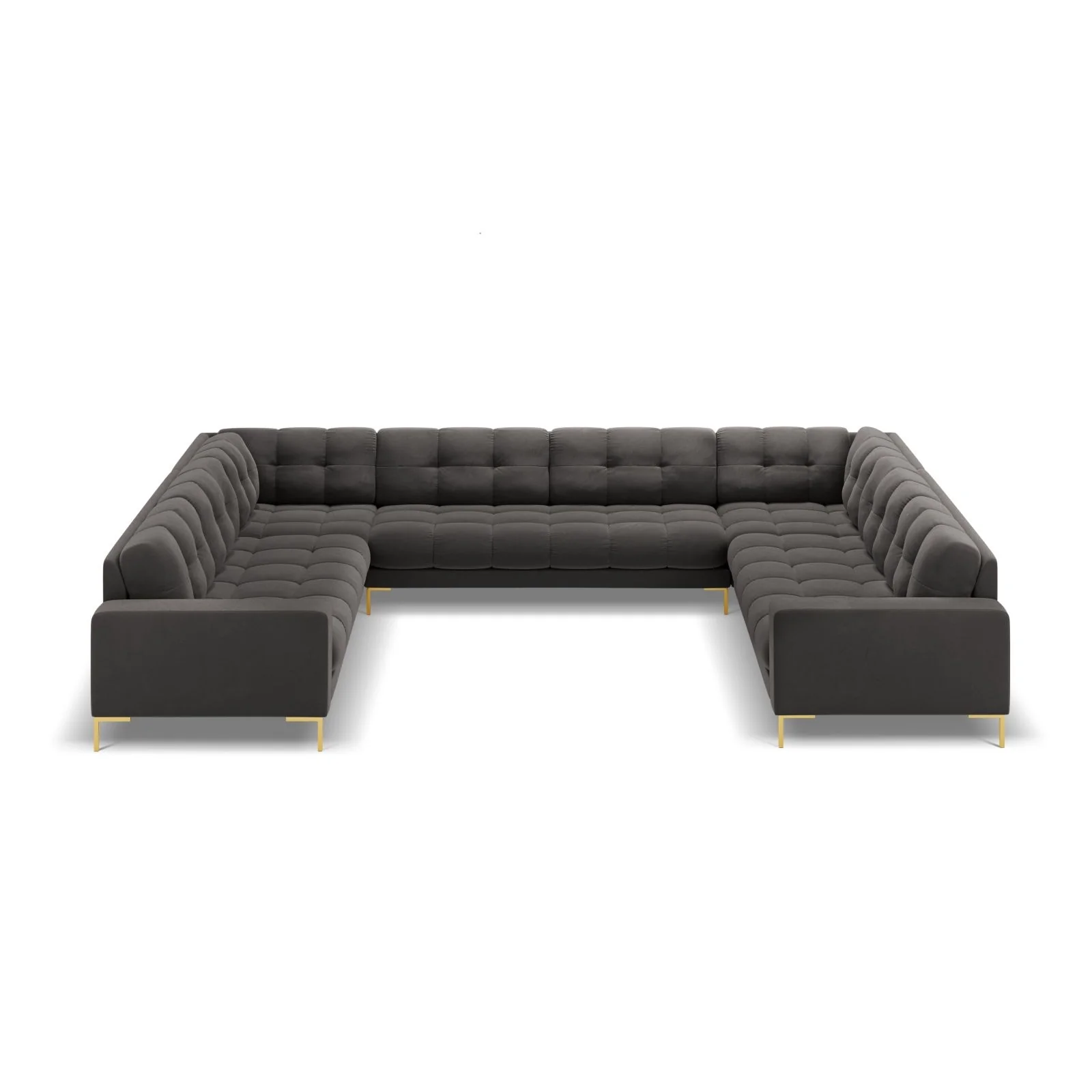 Bali 9-Sitzer Panorama Sofa aus Samt oder Strukturstoff, 327x256x75 cm - Image 99