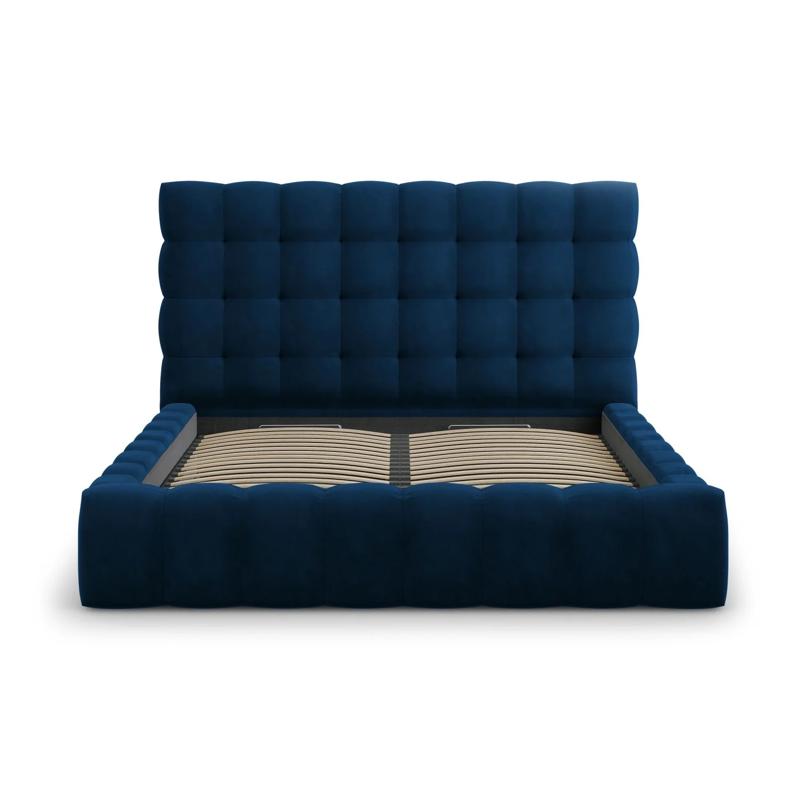 Bali Bett mit Kopfteil und Stauraum, Samtoptik, 160x200 cm - Image 21