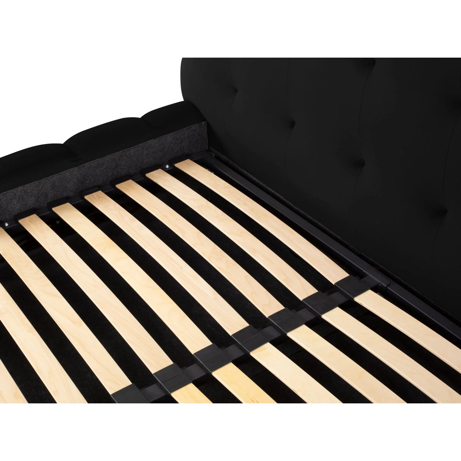 Bali Bett mit Kopfteil und Stauraum, Samtoptik, 200x200 cm - Image 56