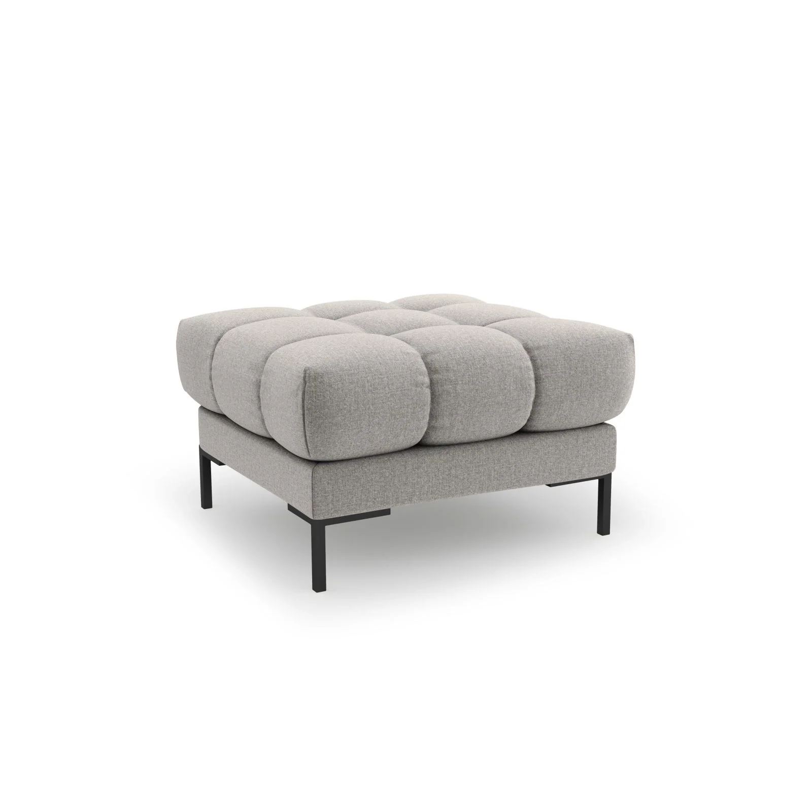 Bali Pouf aus Strukturstoff, 60x60x41 cm - Image 111