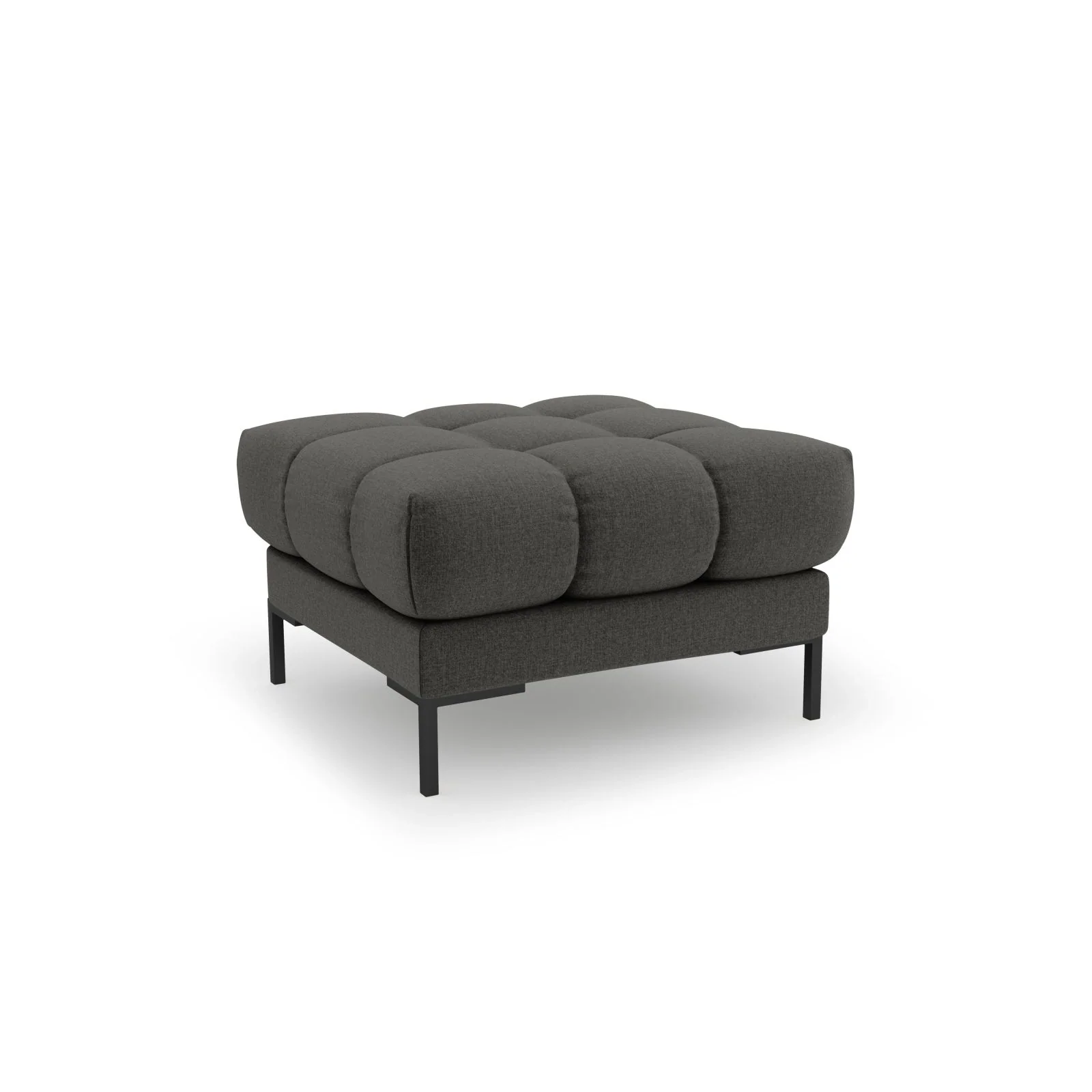 Bali Pouf aus Strukturstoff, 60x60x41 cm - Image 115