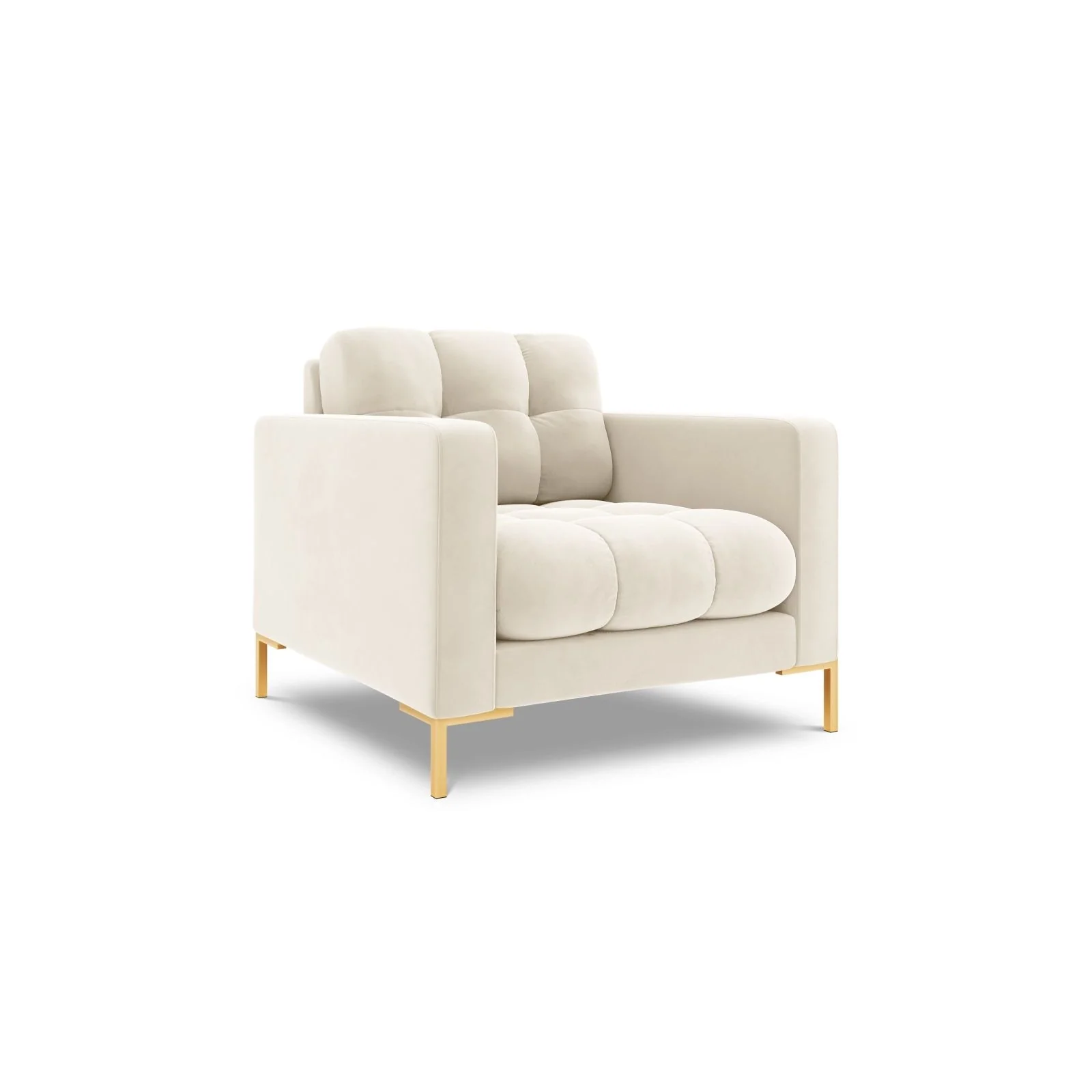 Bali Sessel aus Samt, 87x96x75 cm - Image 3