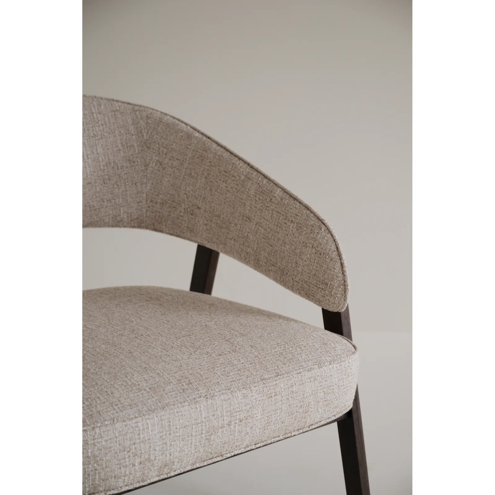 BARNABY Loungesessel aus Eiche und Stoff, 69x70x75 cm - Image 3