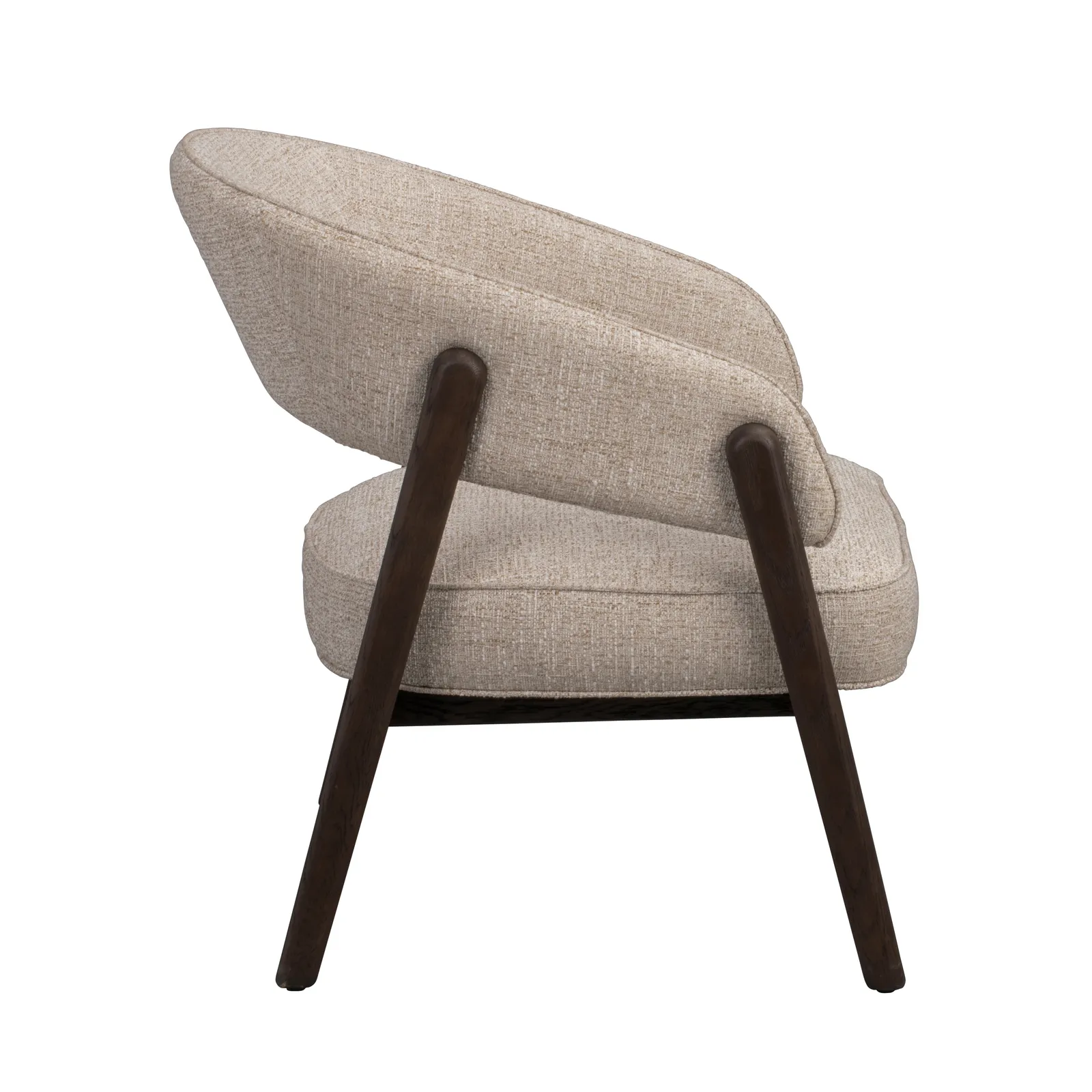 BARNABY Loungesessel aus Eiche und Stoff, 69x70x75 cm - Image 8