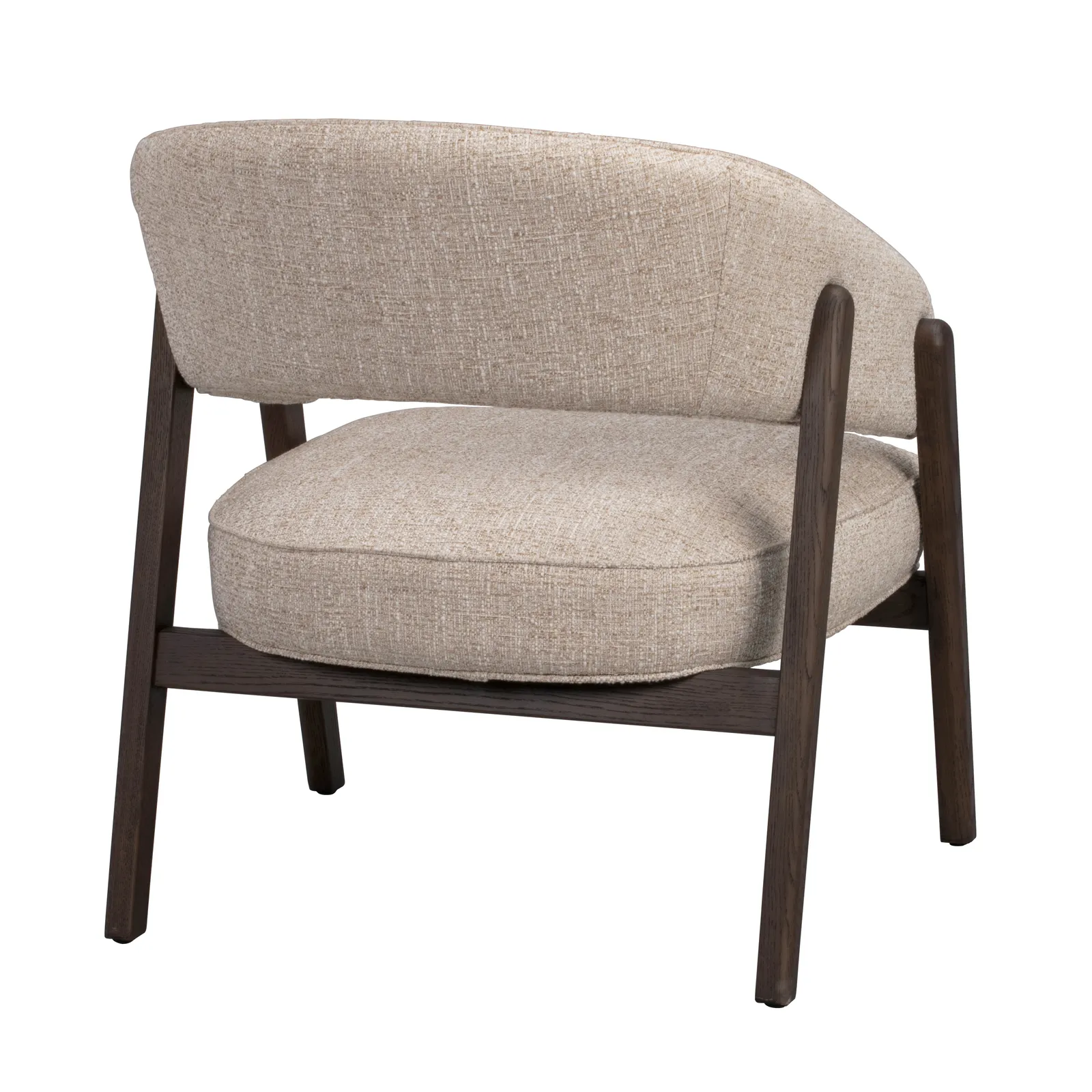 BARNABY Loungesessel aus Eiche und Stoff, 69x70x75 cm - Image 9
