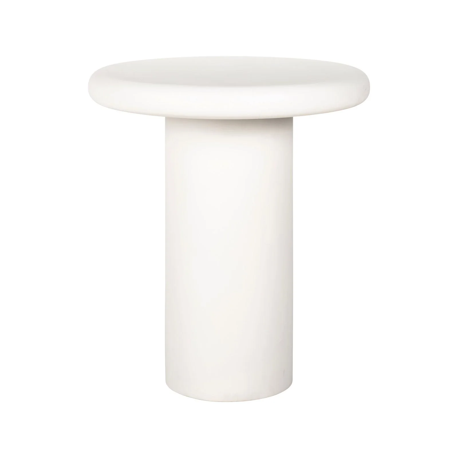 Beistelltisch Bloomstone in weiß, 55x55x60 cm