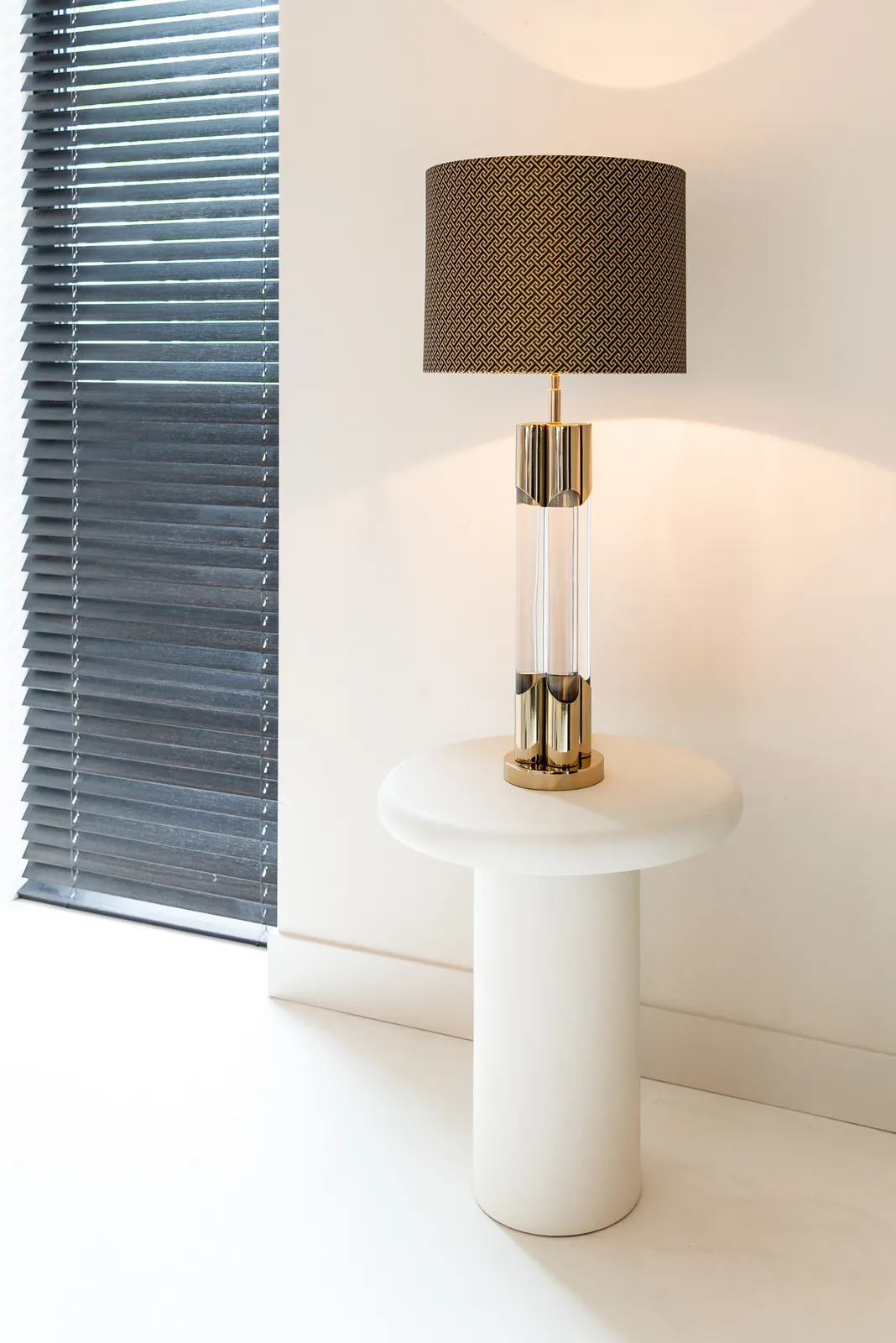 Beistelltisch Bloomstone in weiß, 55x55x60 cm - Image 2