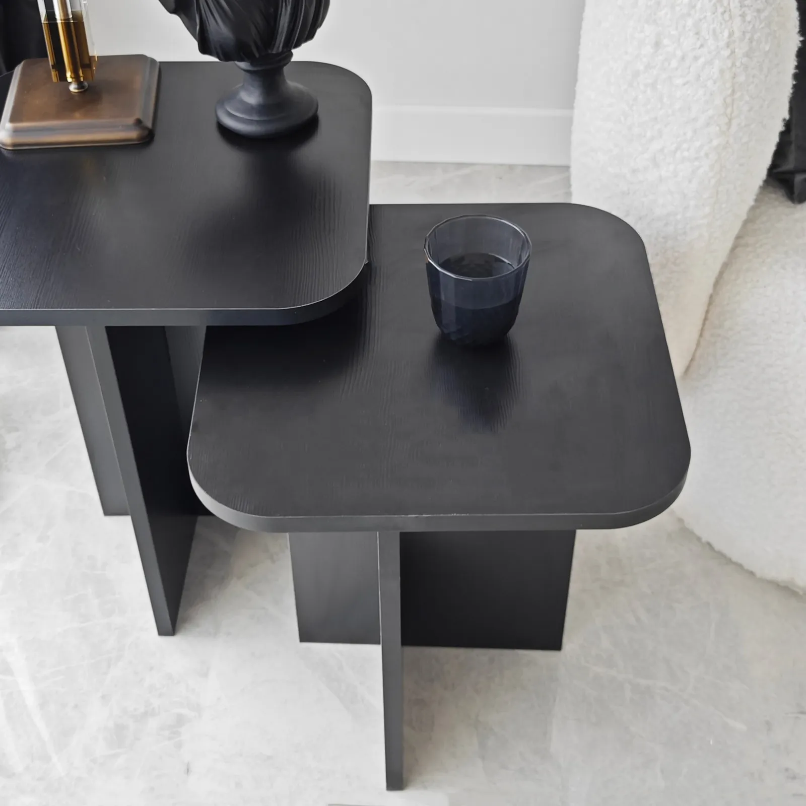 Beistelltisch Blues in braun oder schwarz, 55×40×40 cm - Image 14