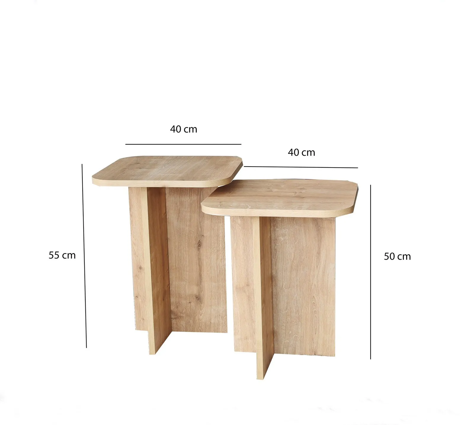 Beistelltisch Blues in braun oder schwarz, 55×40×40 cm - Image 8