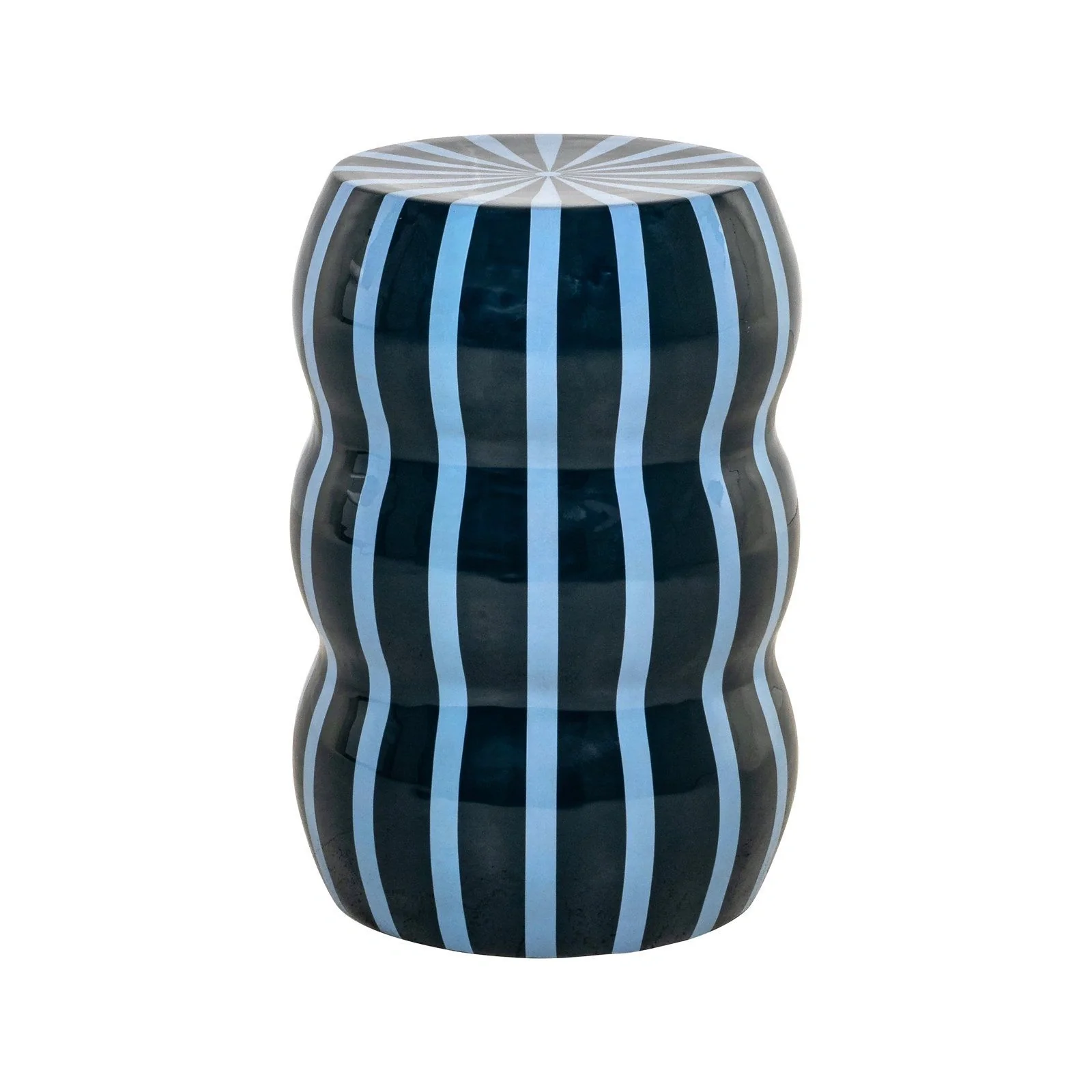 Beistelltisch Boyd in blau, 33x33x47 cm